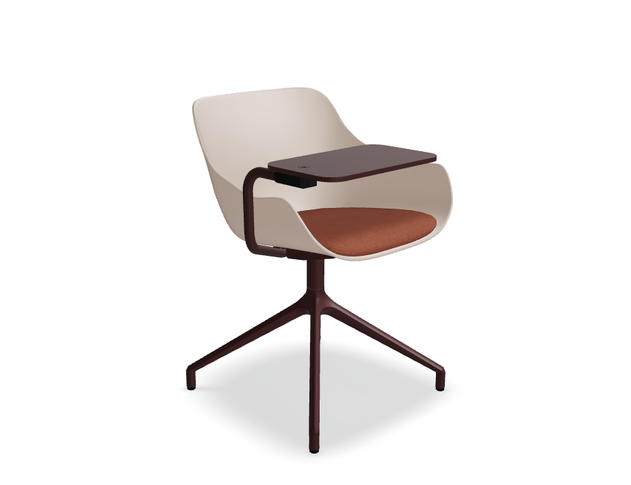 Otáčacie kreslo BALTIC REMIX s hliníkovým podstavcom