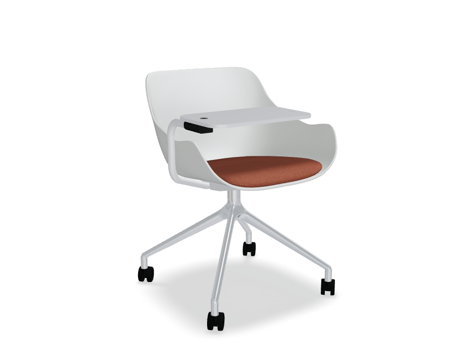 Rotary chair with Baltic Remix Foilled Aluminum