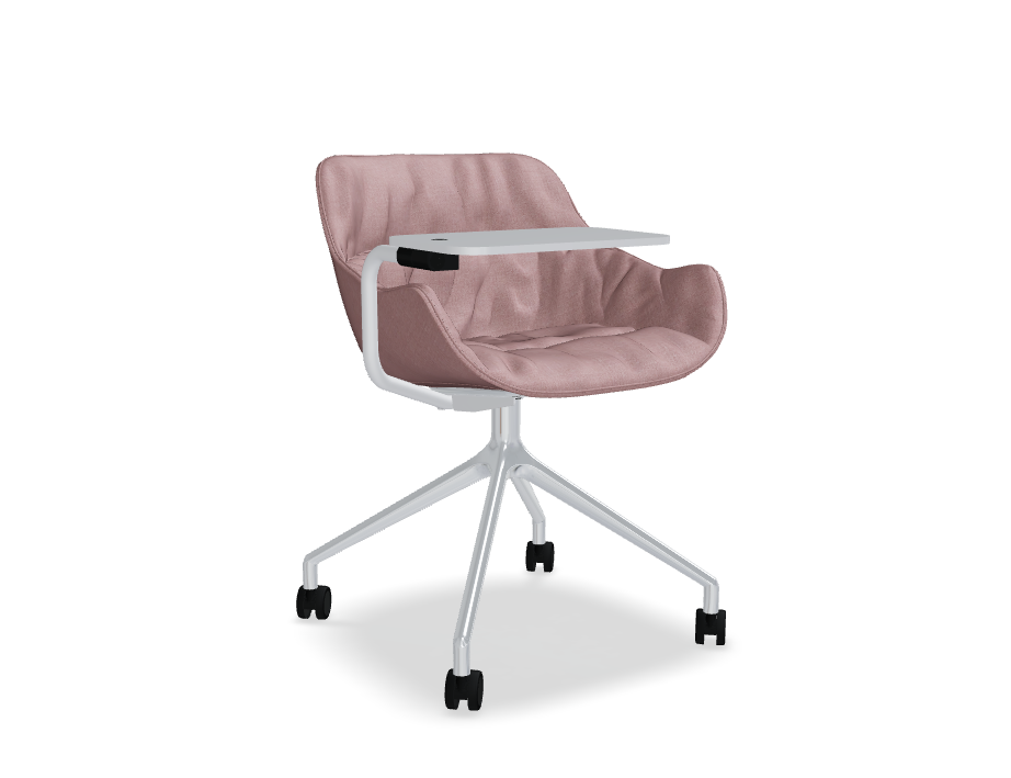 Baltic Soft Duo swivel chair aluminum base