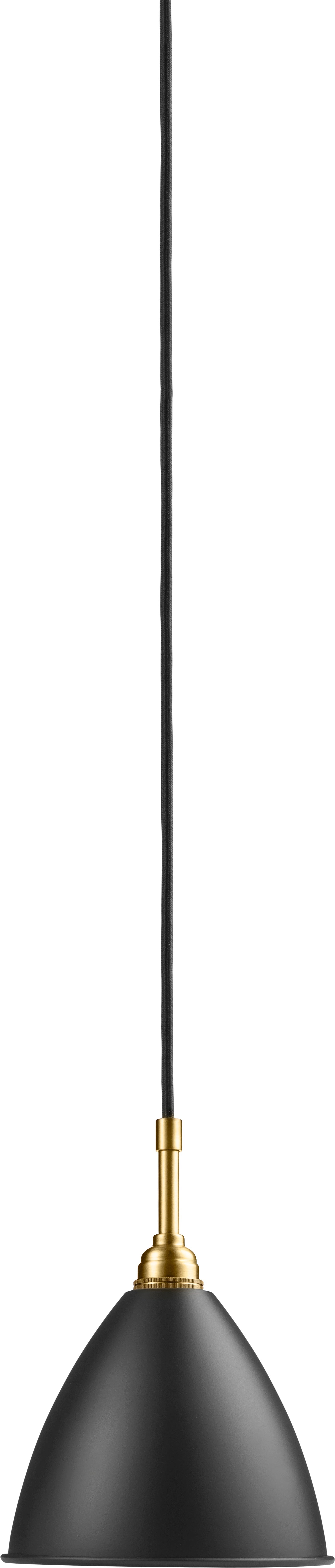 Závesná lampa BESTLITE BL9 mosadz s čiernym tienidlo