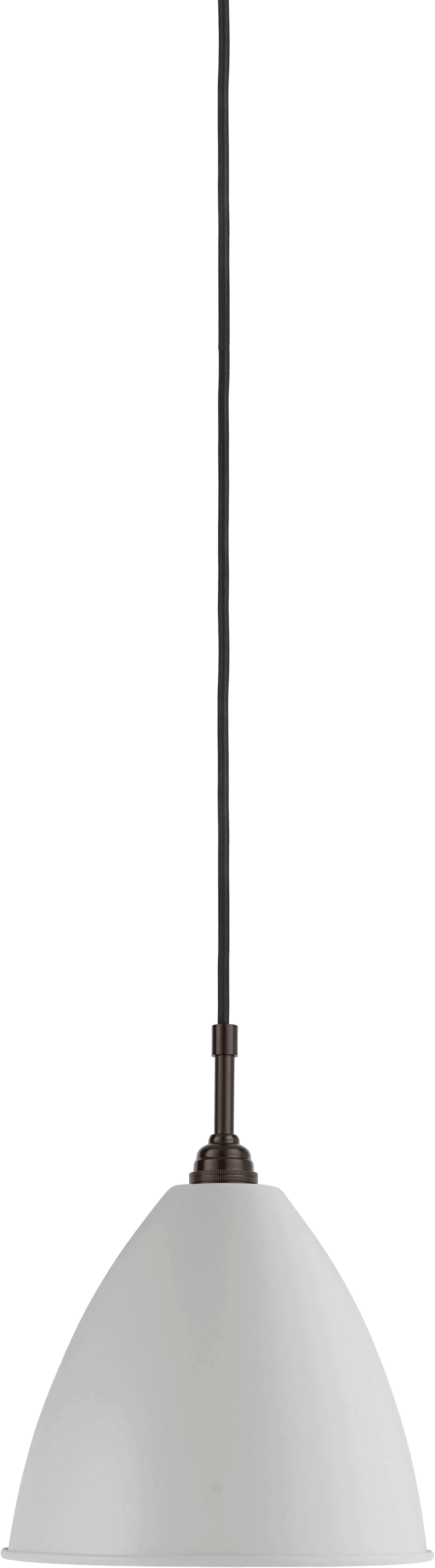 Závesná lampa BESTLITE BL9 čierna s krémovým tienidlo