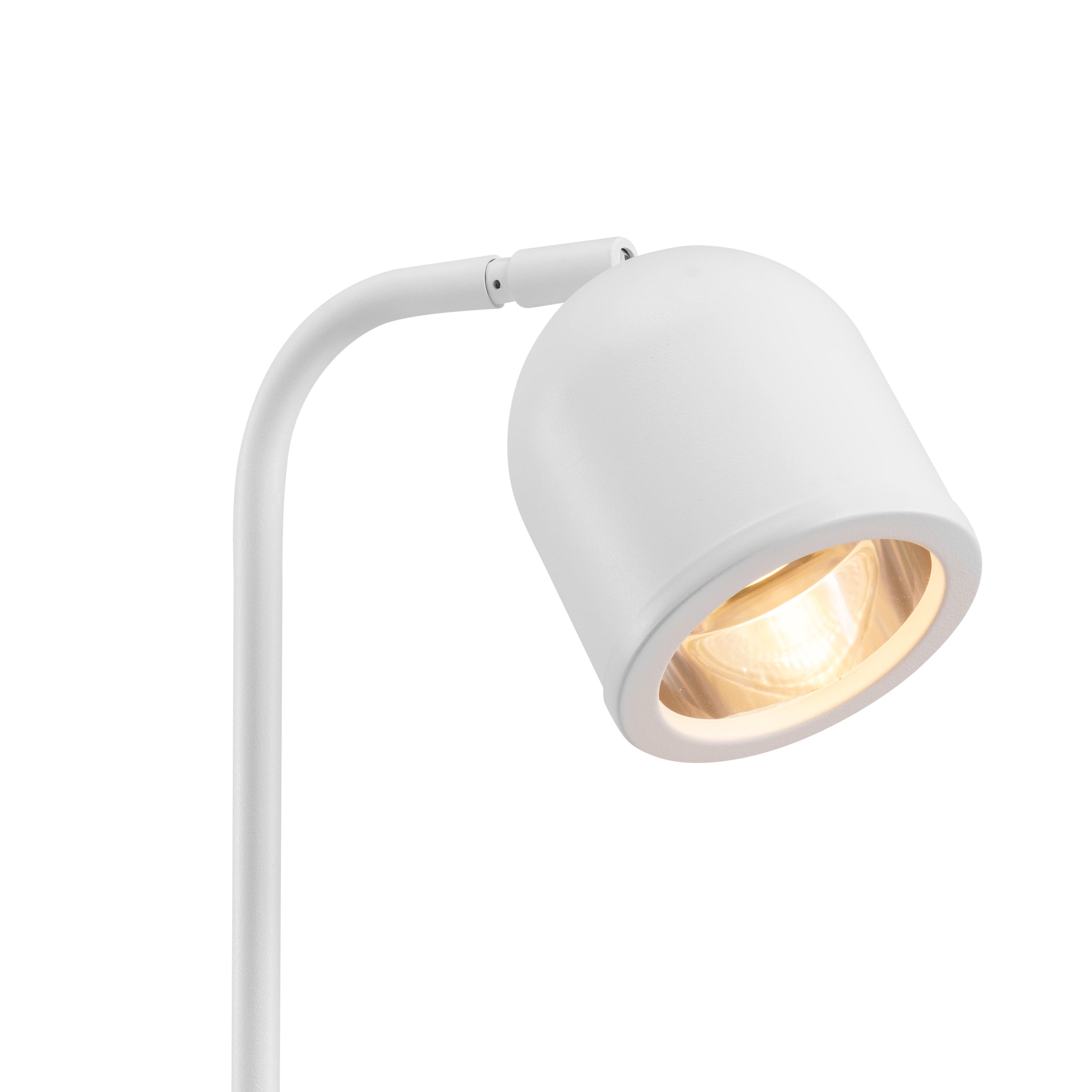 Stolná lampa BOTANICA WOOD biela