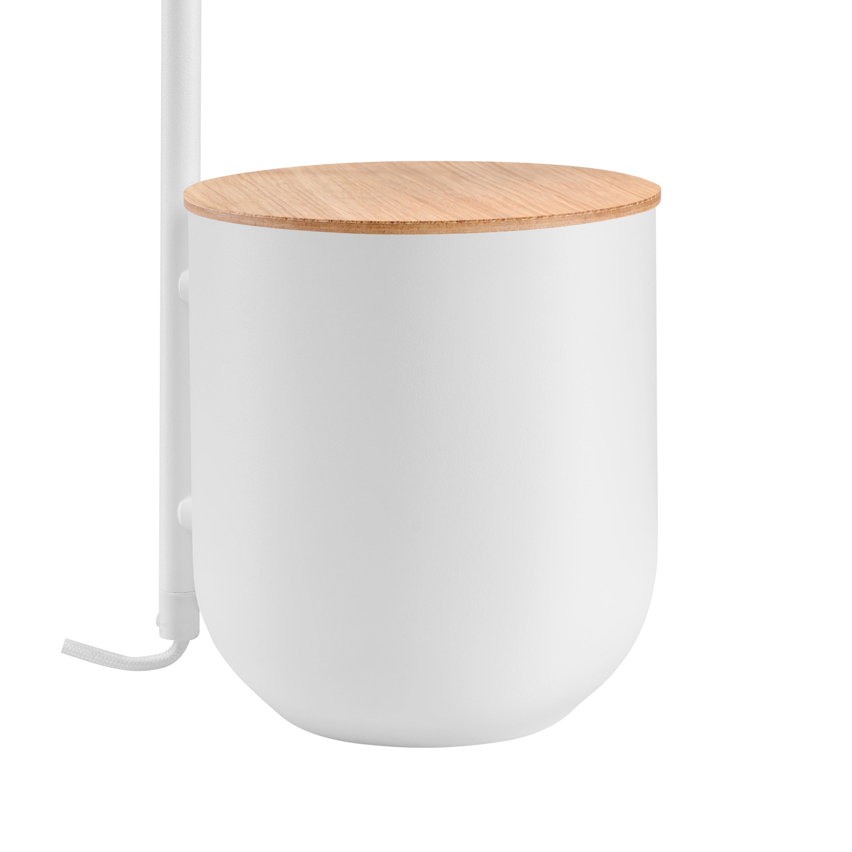 Stolná lampa BOTANICA WOOD biela