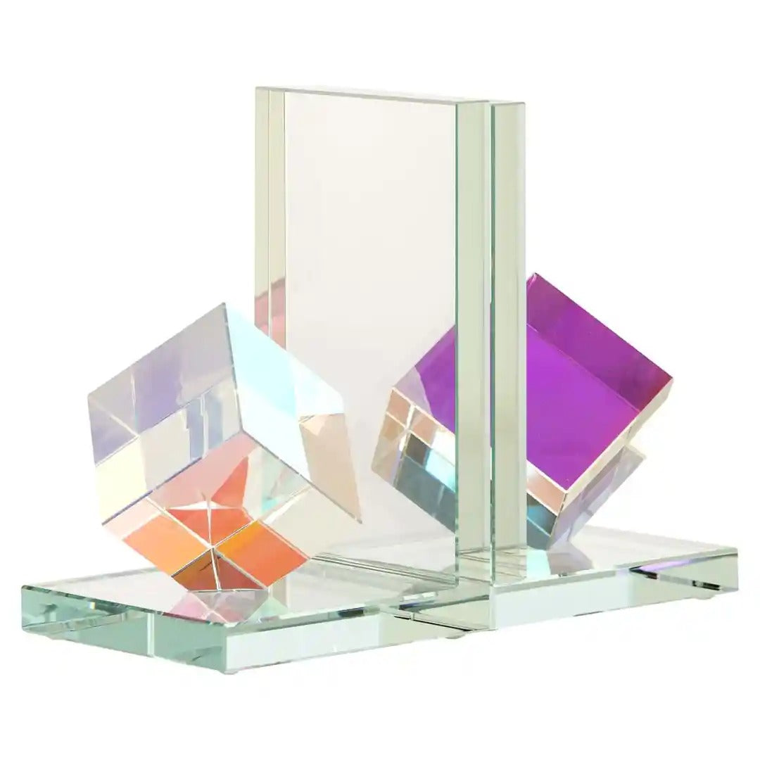 BLOCKS crystal bookend