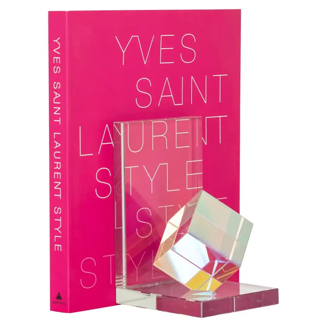 BLOCKS crystal bookend