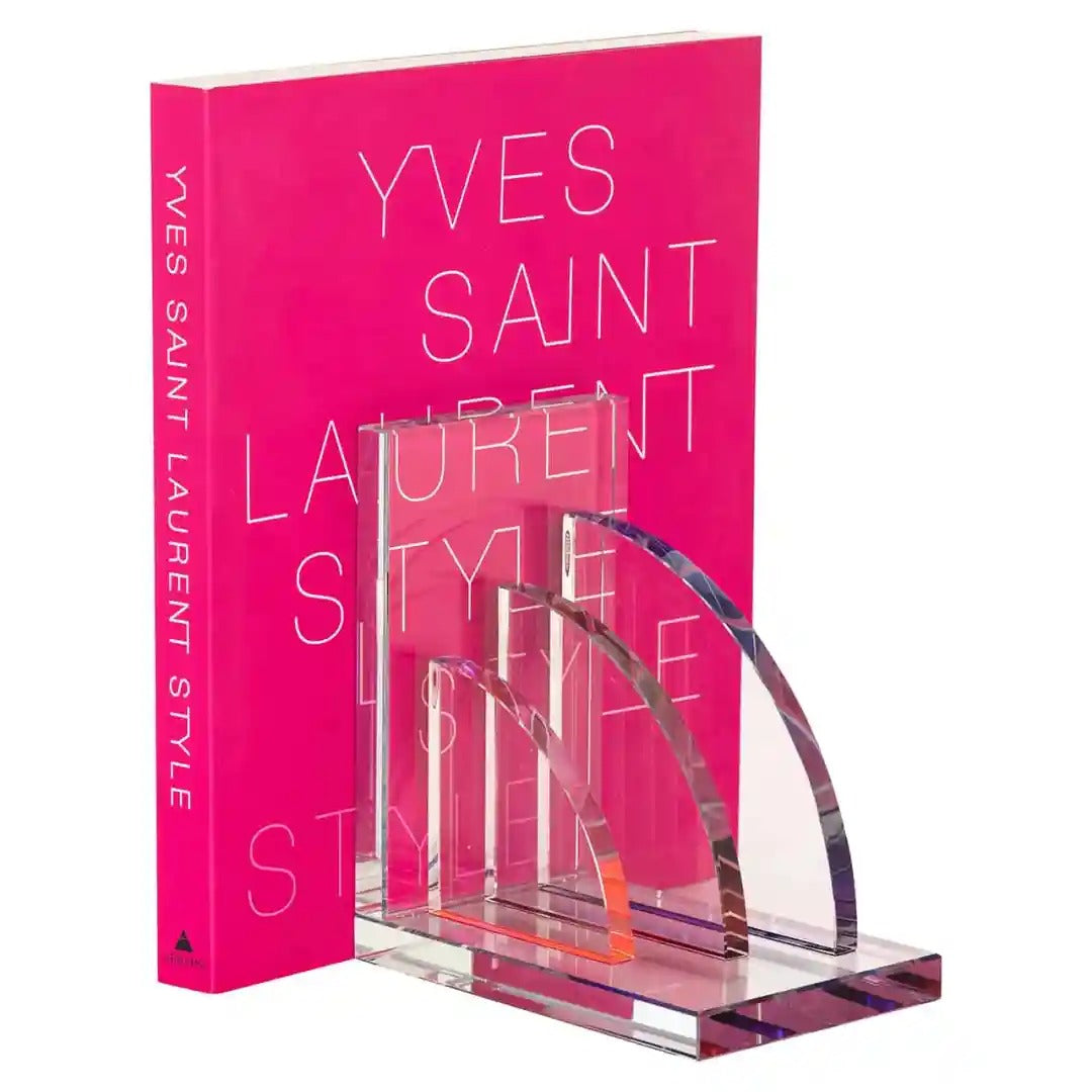 Podpórka do książek LINNEA kryształowy