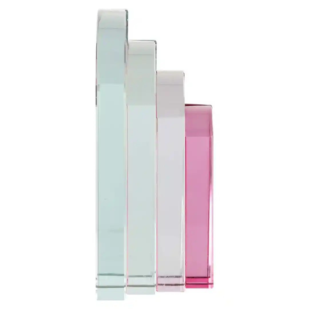 ALISSIA Bookend Pink Glass