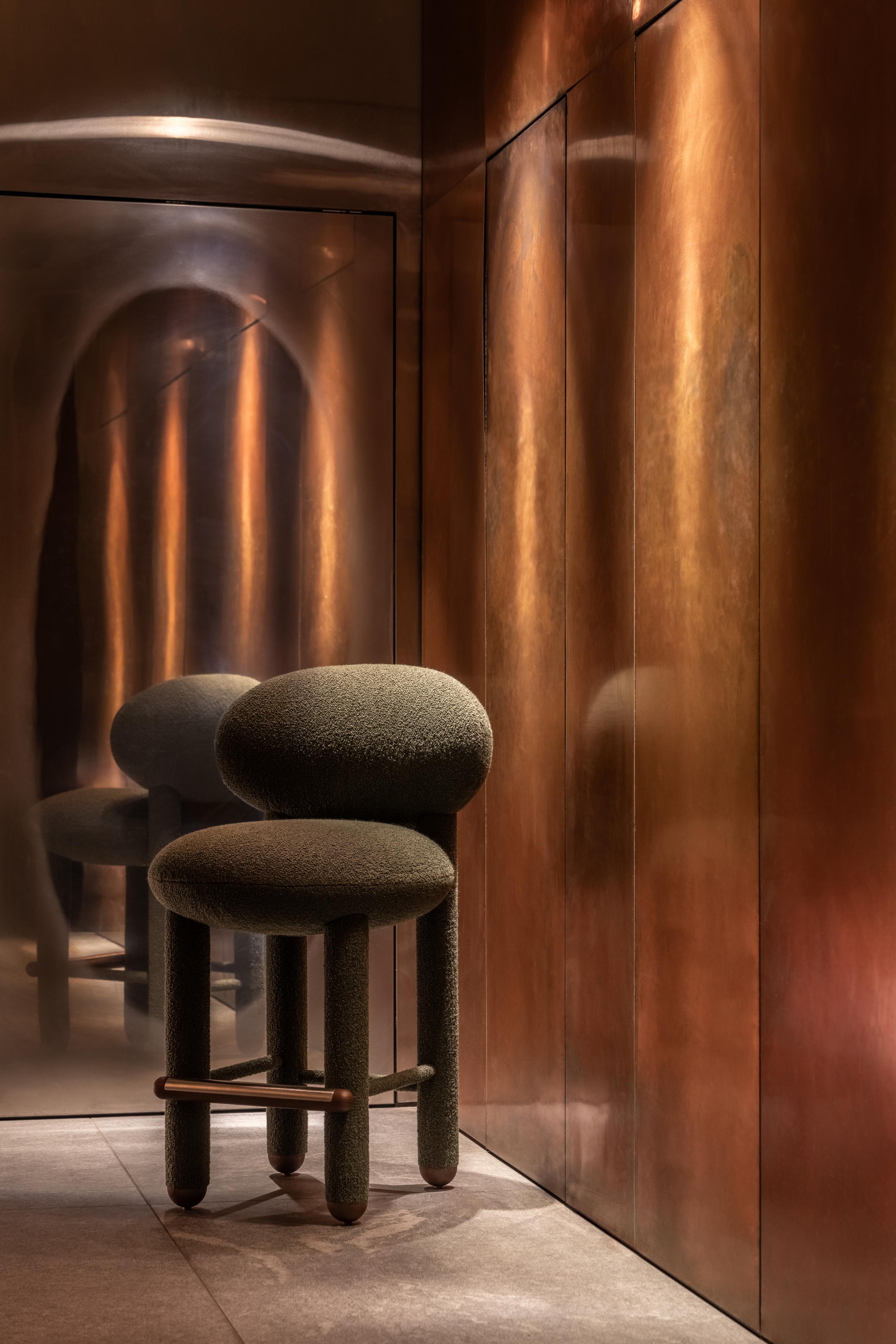 Barová stolička FLOCK CS1 čalúnená