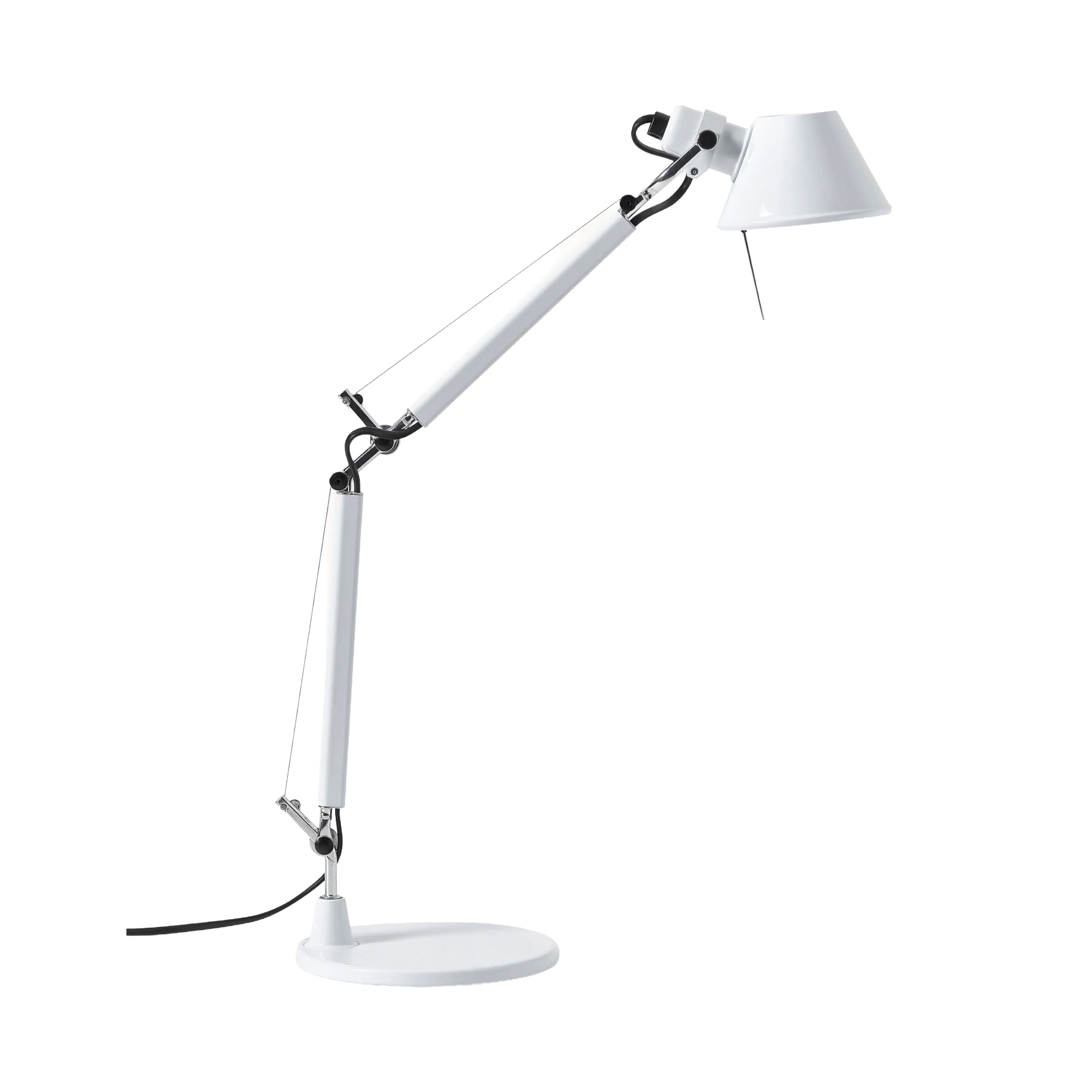 Stolná lampa nastaviteľná TOLOMEO MICRO matná biela