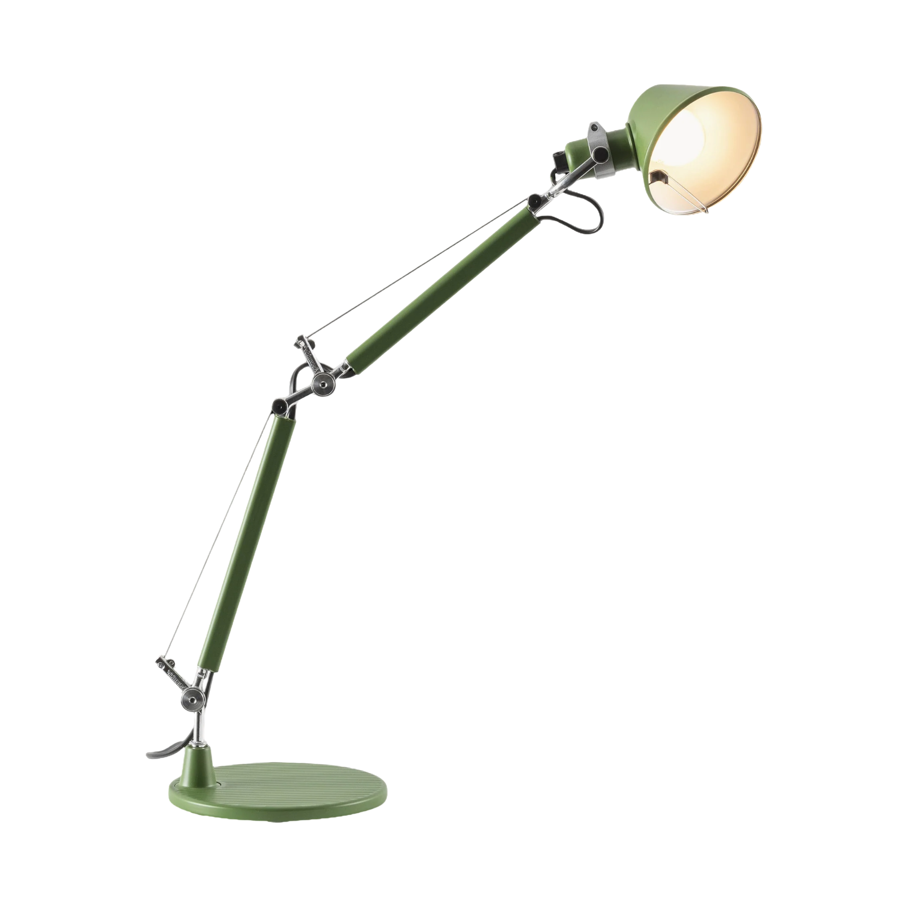 Stolná lampa nastaviteľná TOLOMEO MICRO FARBA MATNÁ olivová