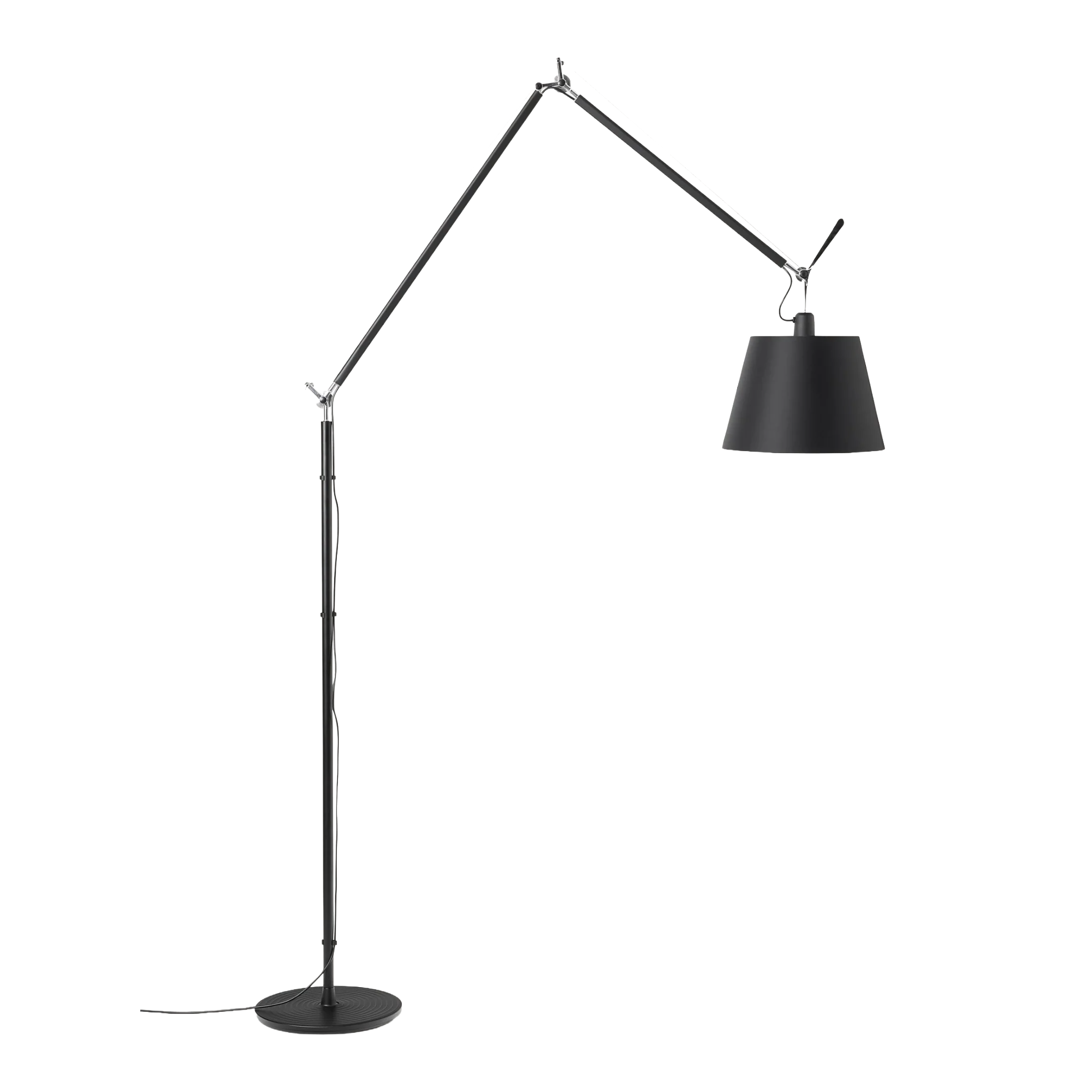 Stojaca lampa TOLOMEO MEGA čierna