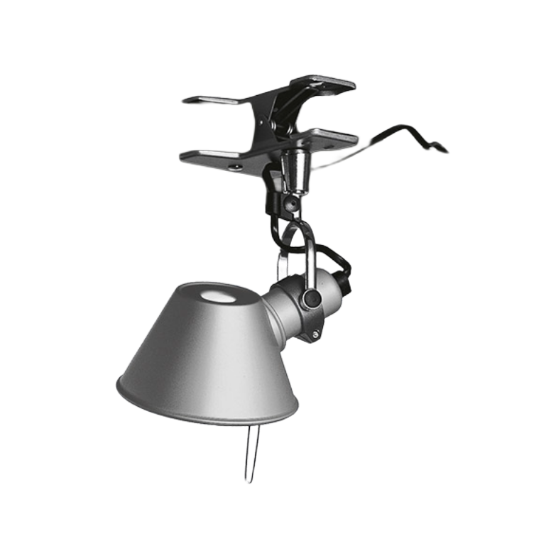 LED lampa s klipom TOLOMEO PINZA MICRO hliník