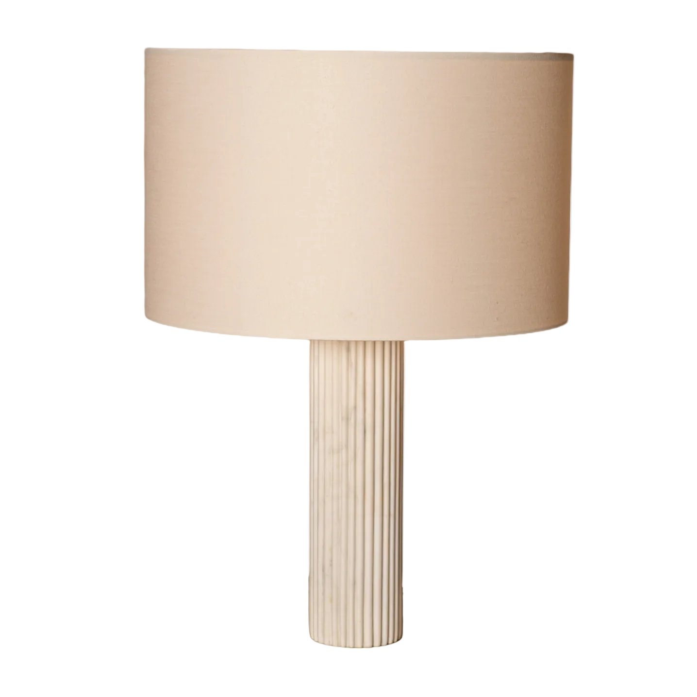 FLUTA Table Lamp White Marble
