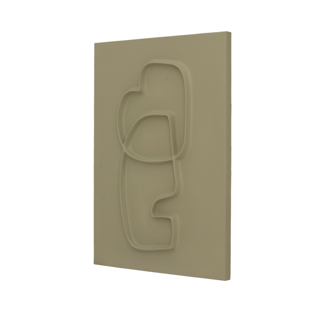 Nástenná dekorácia BLYTHE zelená