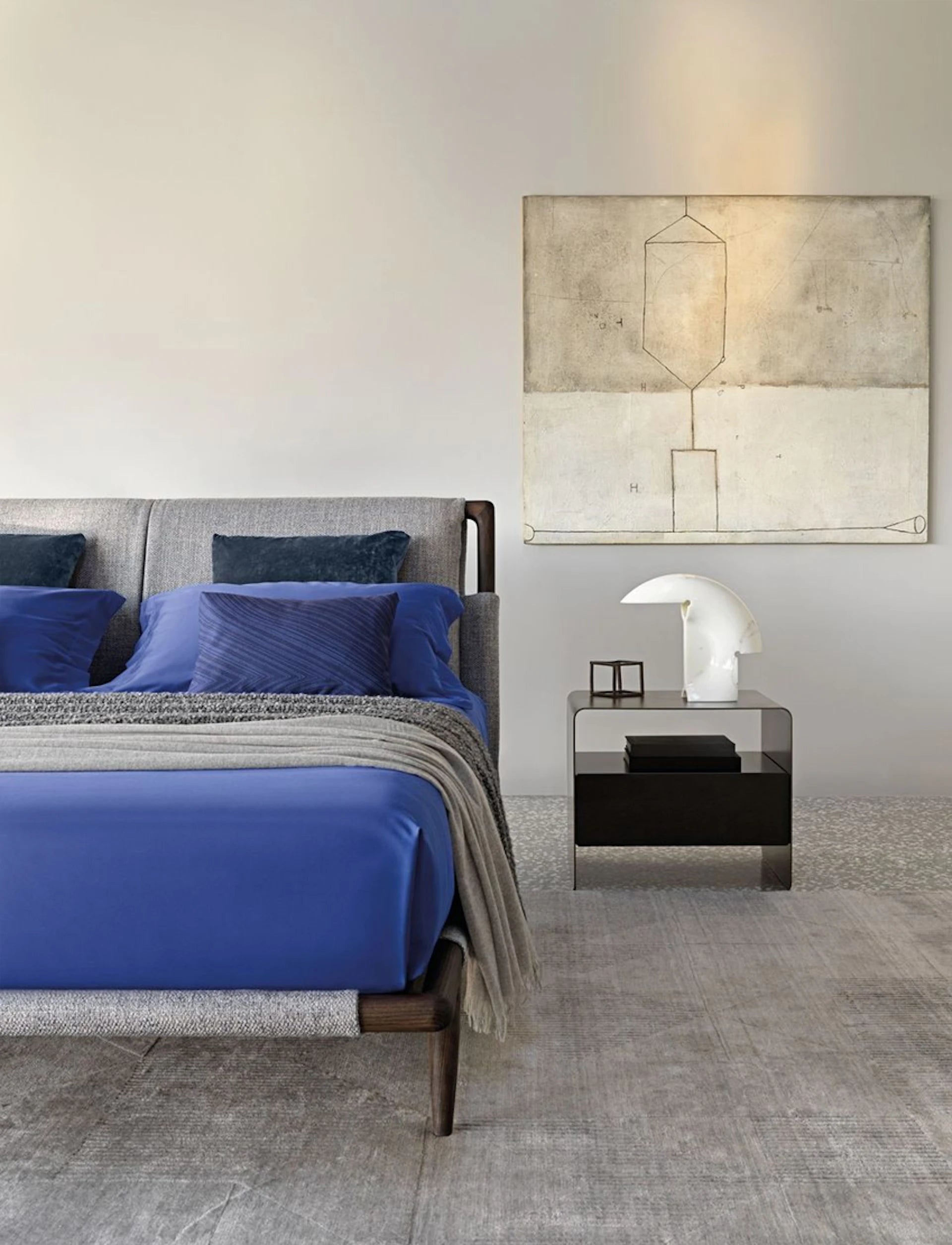 Table lamp BIAGIO white marble