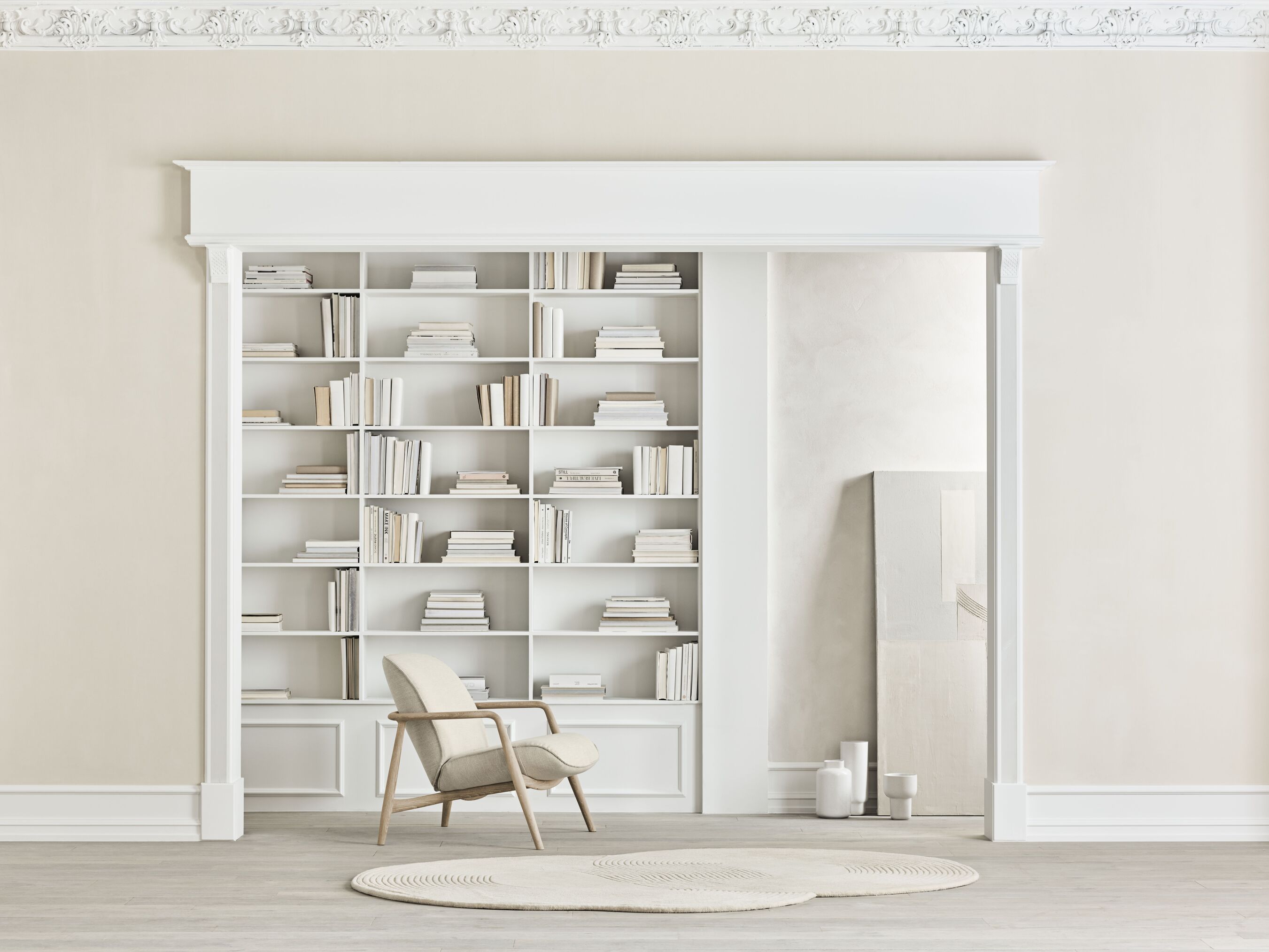 Okrúhly koberec ZEN béžový