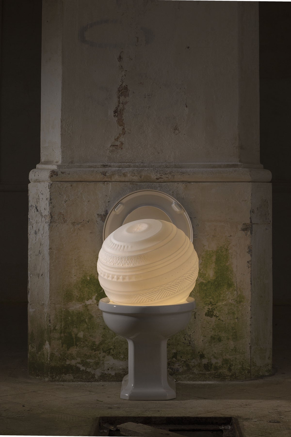 Nástenná lampa BRAILLE biela
