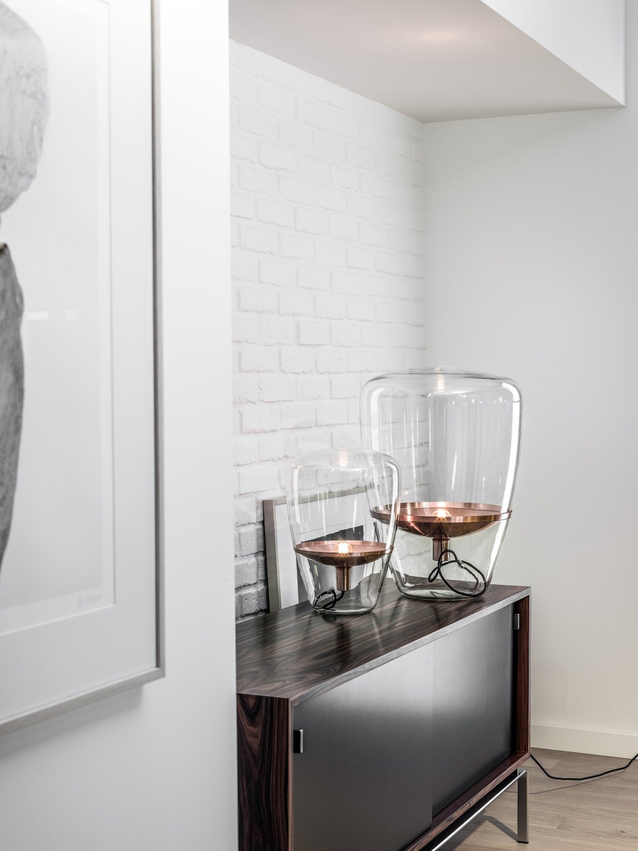 Stojaca lampa BALLOONS nafukované sklo