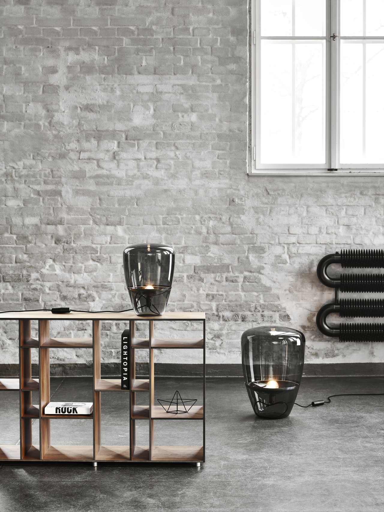 Stojaca lampa BALLOONS nafukované sklo