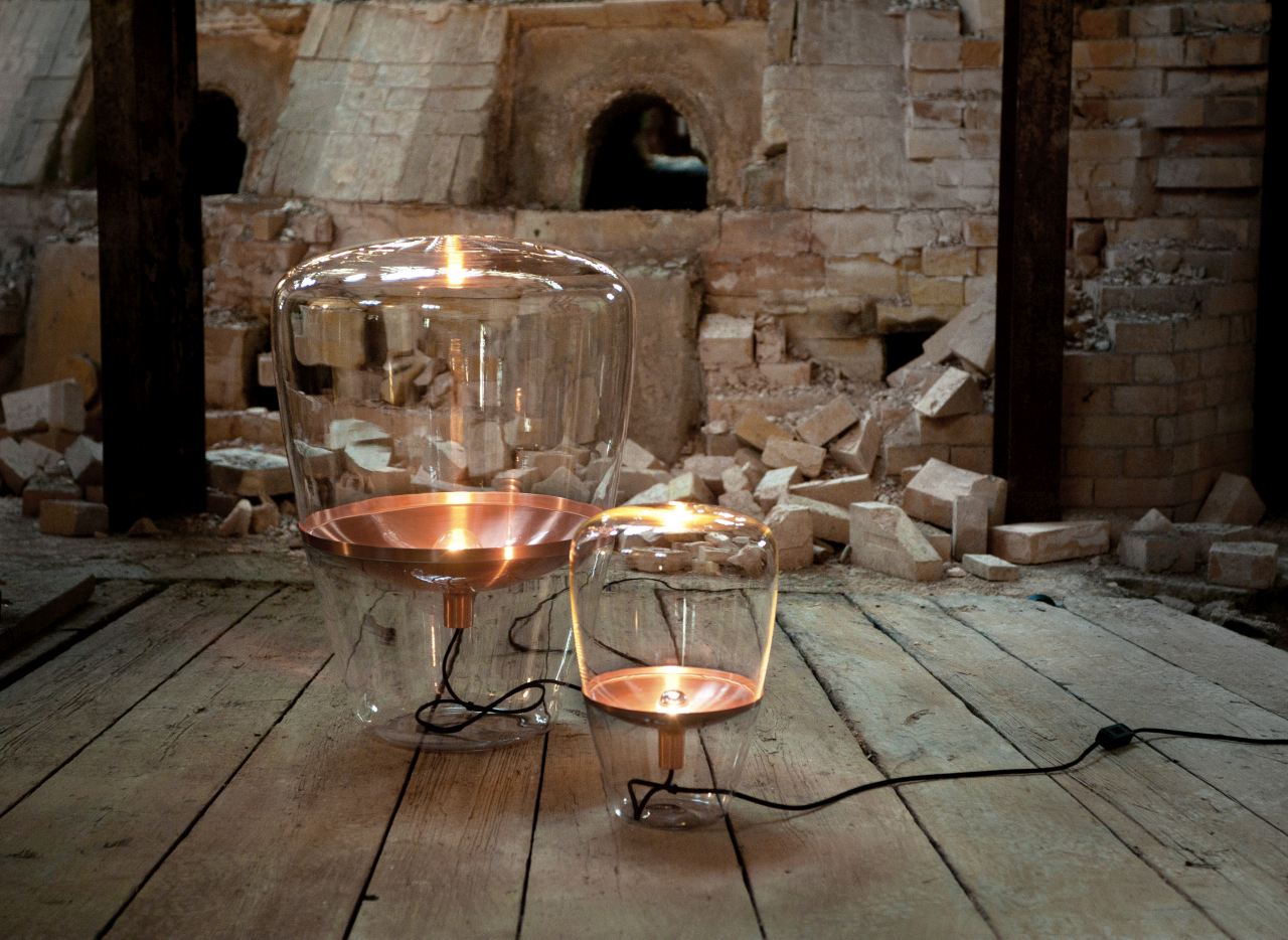 Stojaca lampa BALLOONS nafukované sklo