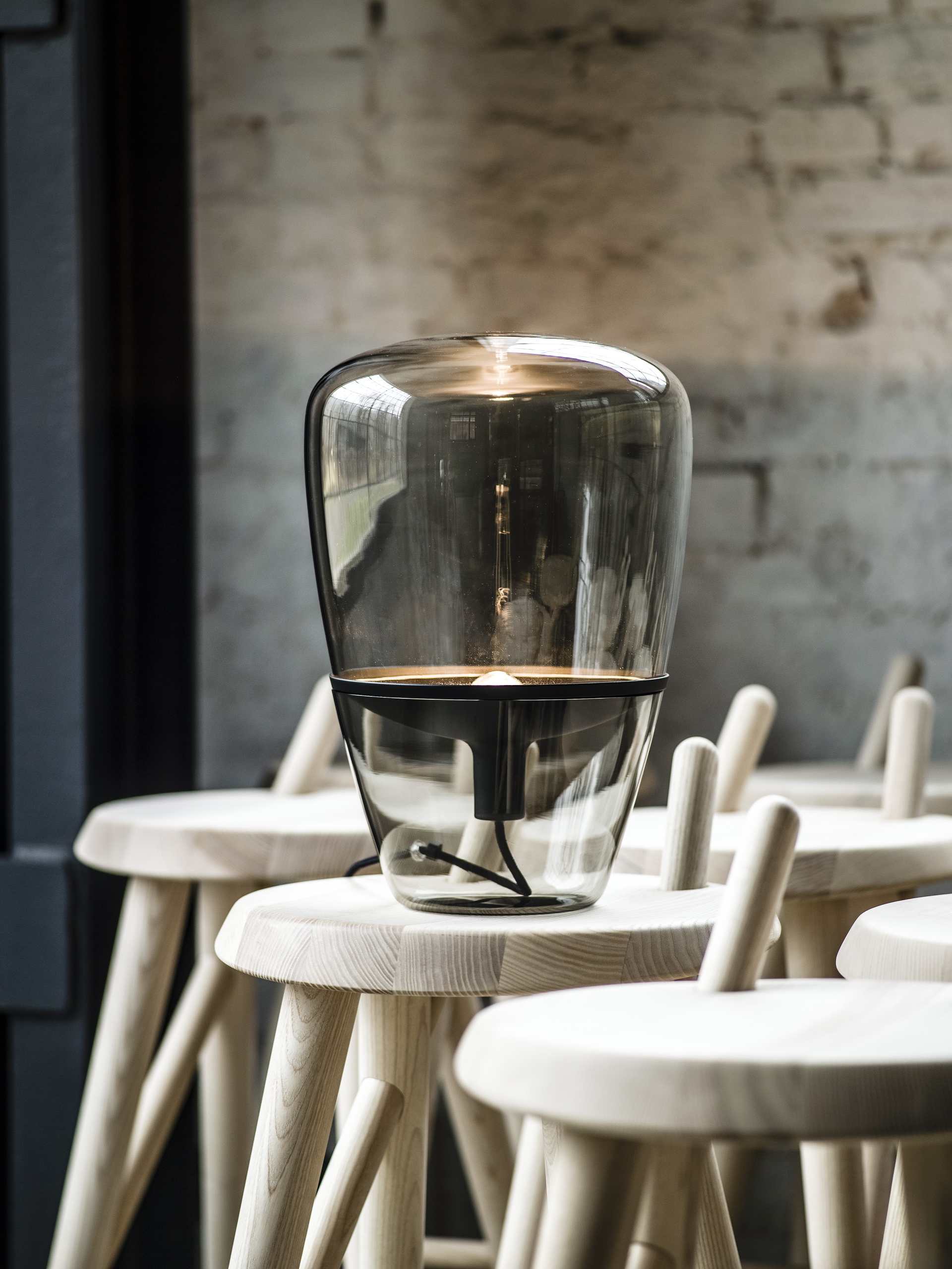 Stojaca lampa BALLOONS nafukované sklo