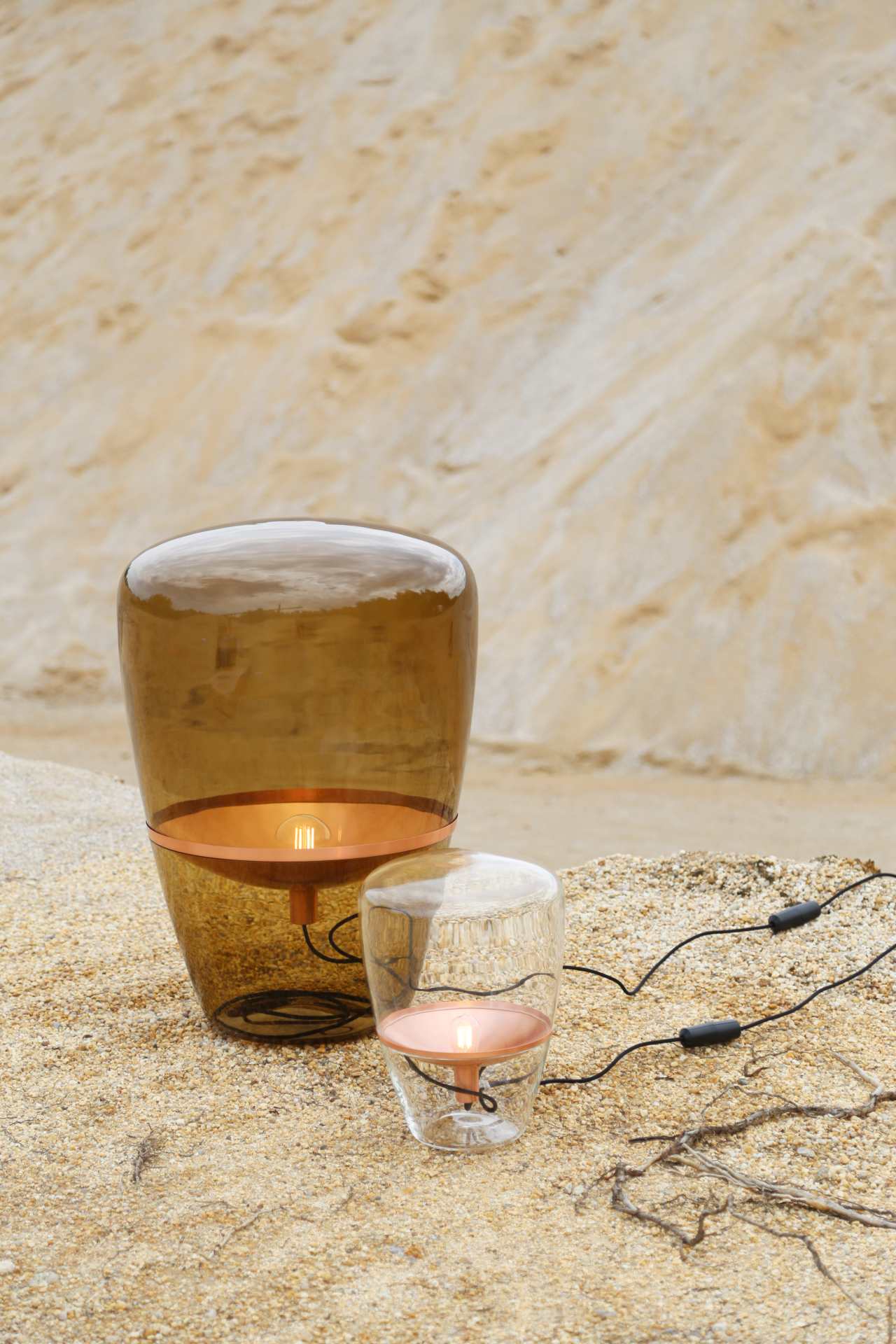 Stojaca lampa BALLOONS nafukované sklo