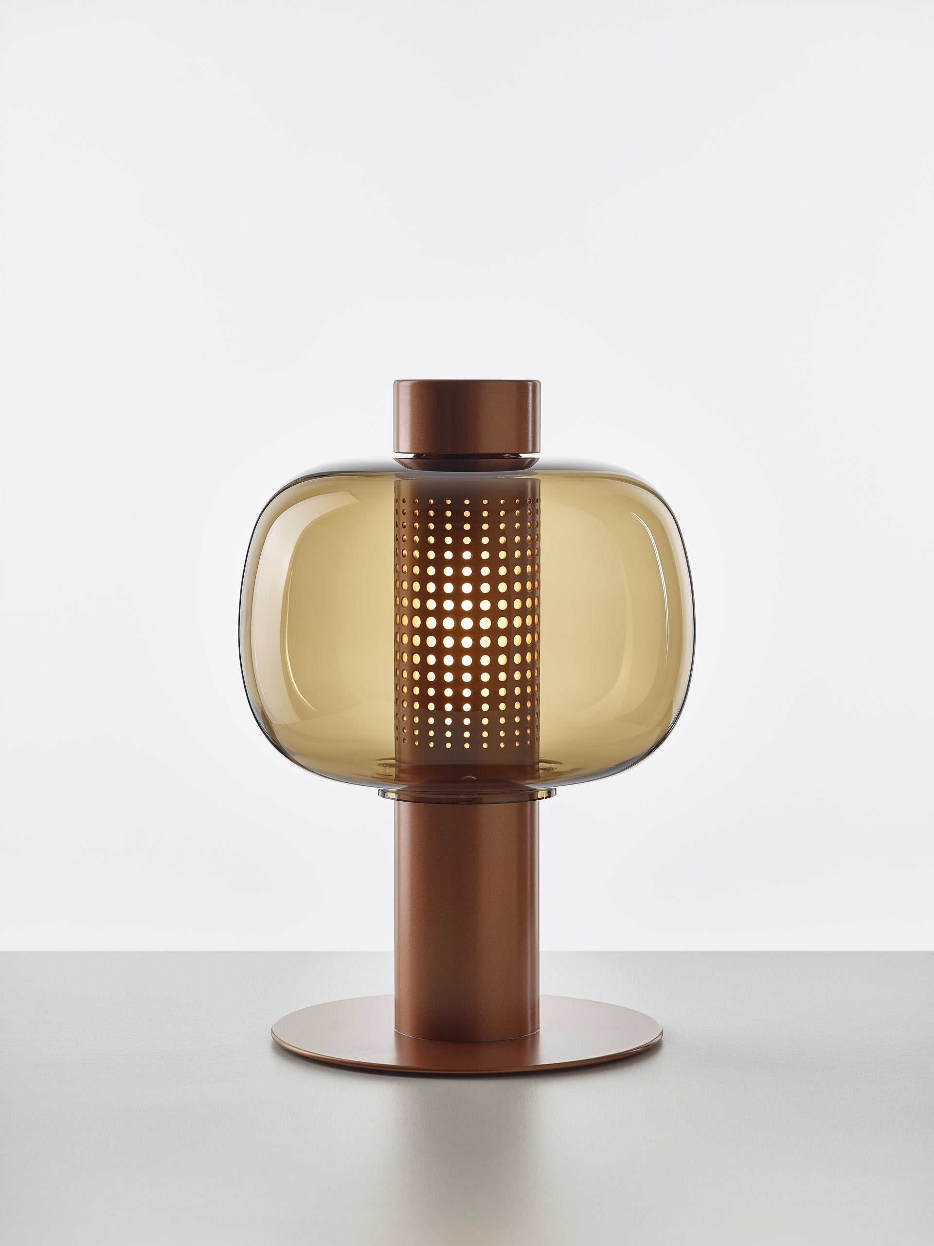 Outdoor floor lamp BONBORI blown glass