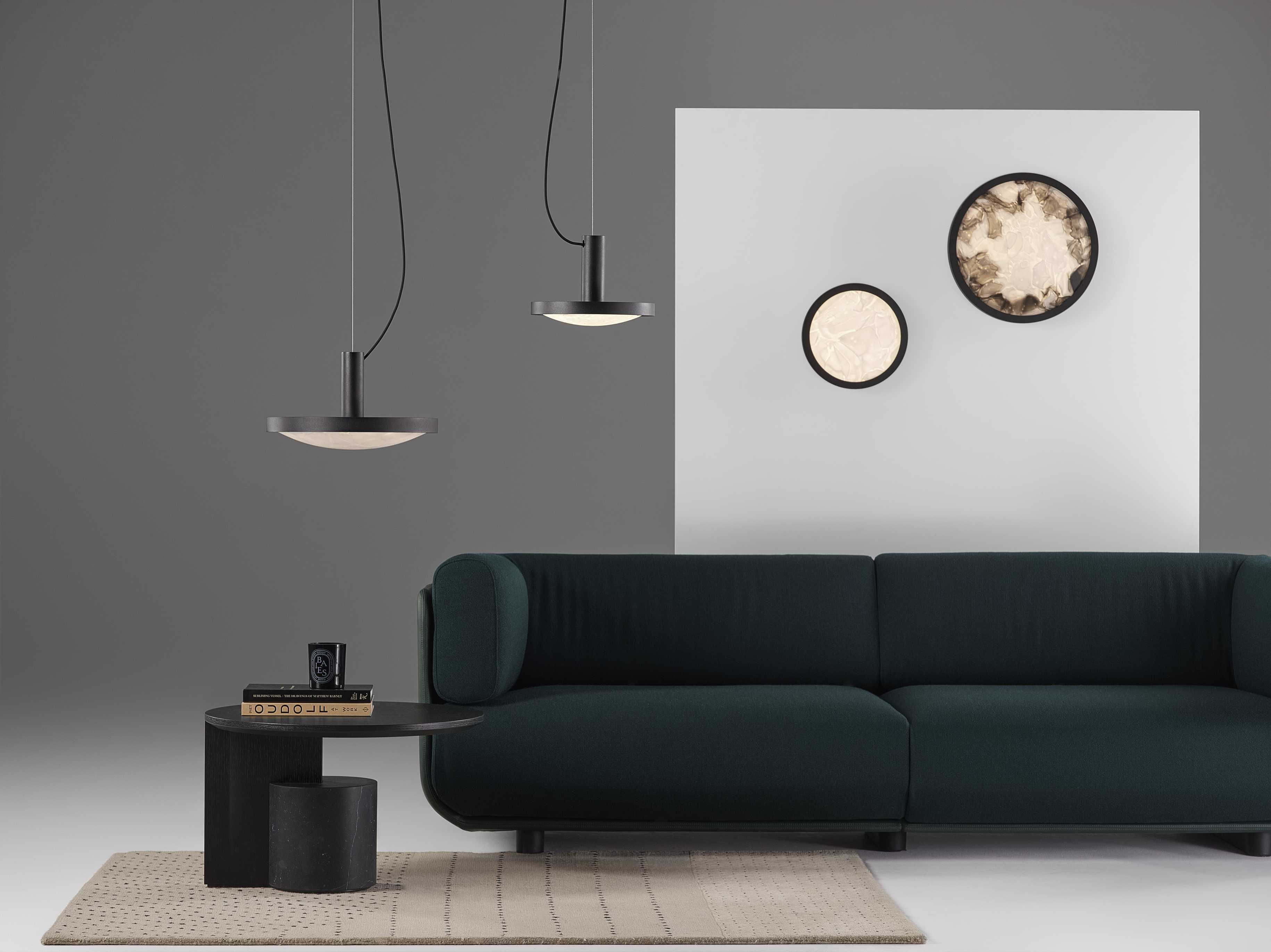 Závesná lampa CONVEX sklo Brokisglass