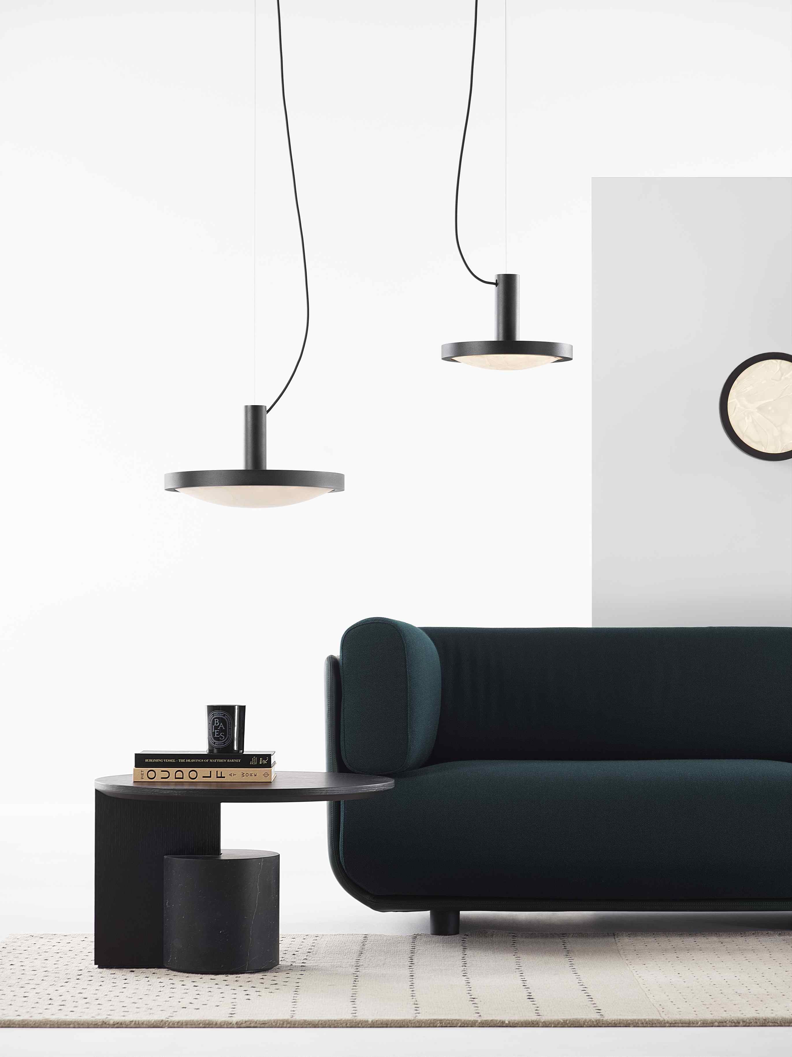 Závesná lampa CONVEX sklo Brokisglass