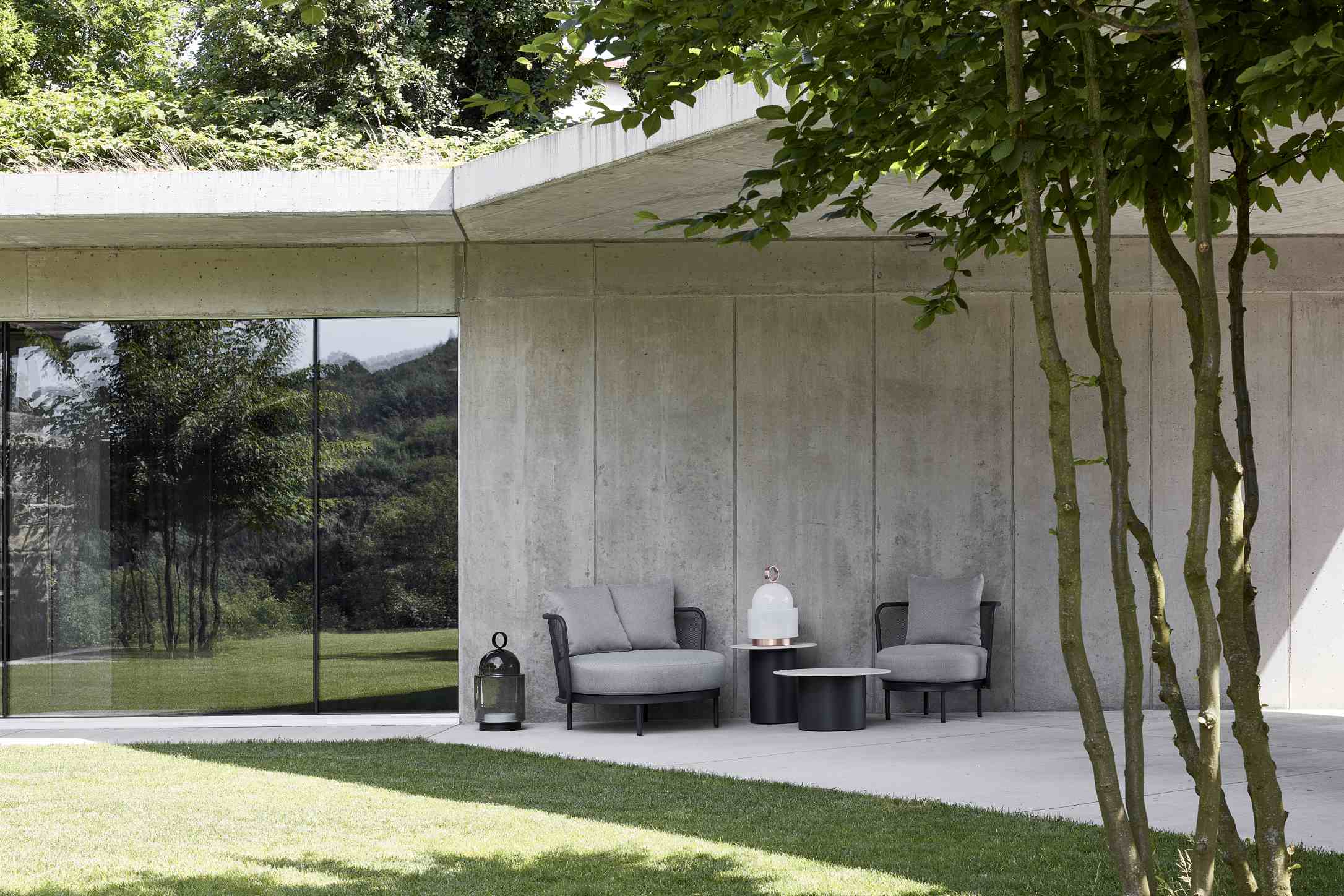 Portable lamp Dome nomad inflatable glass