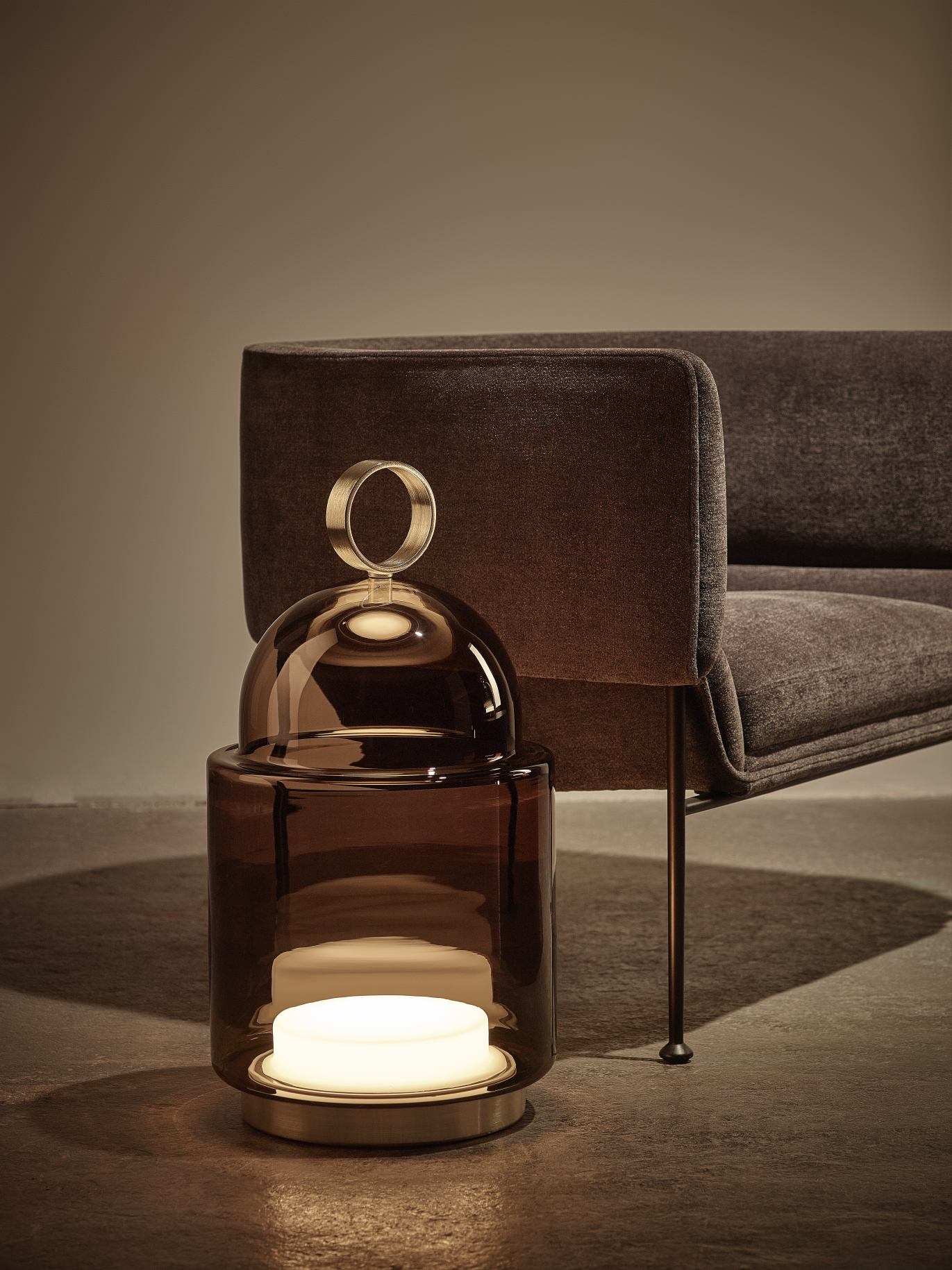 Portable lamp Dome nomad inflatable glass