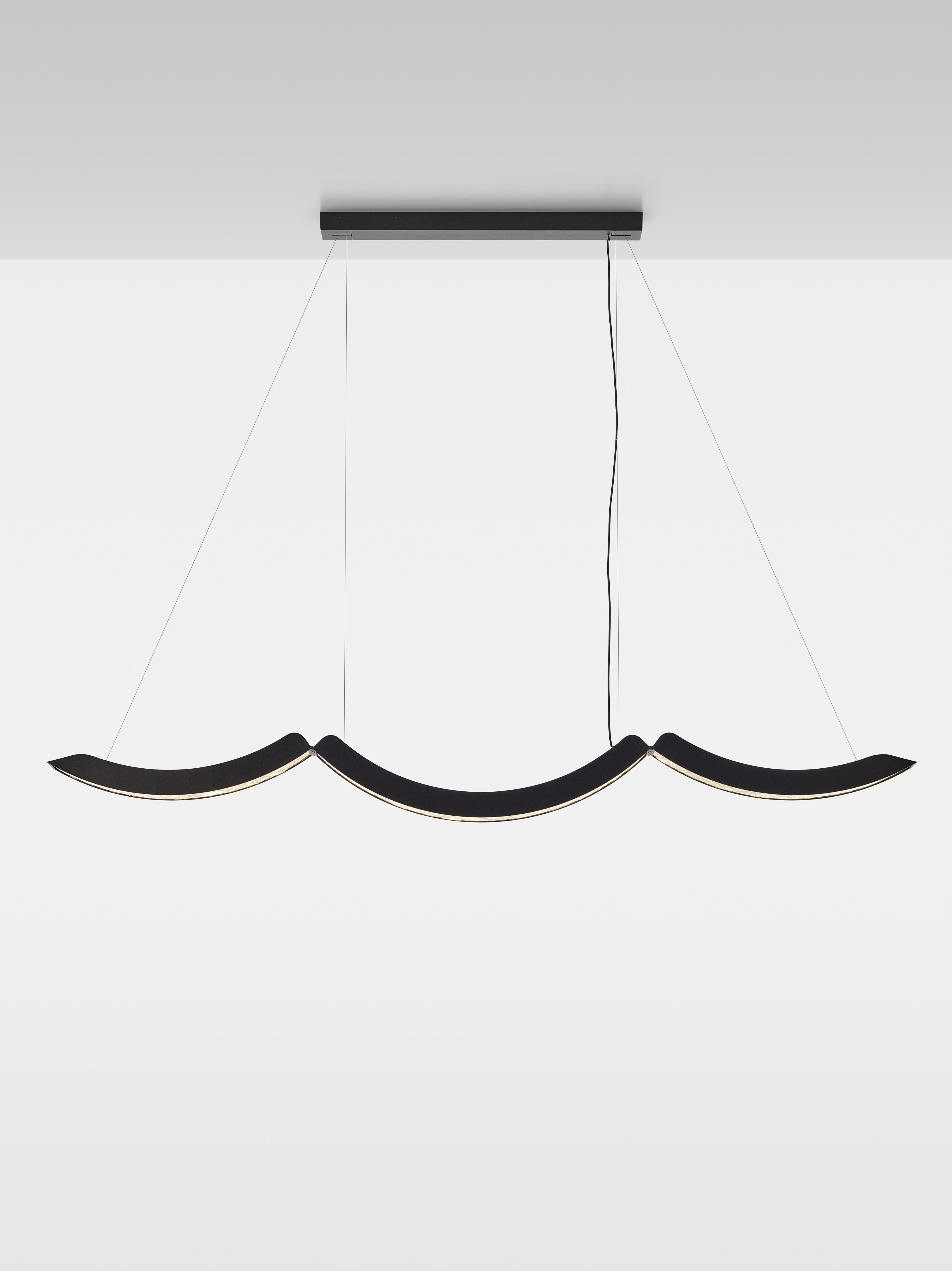 Závesná lampa ELO sklo Brokisglass