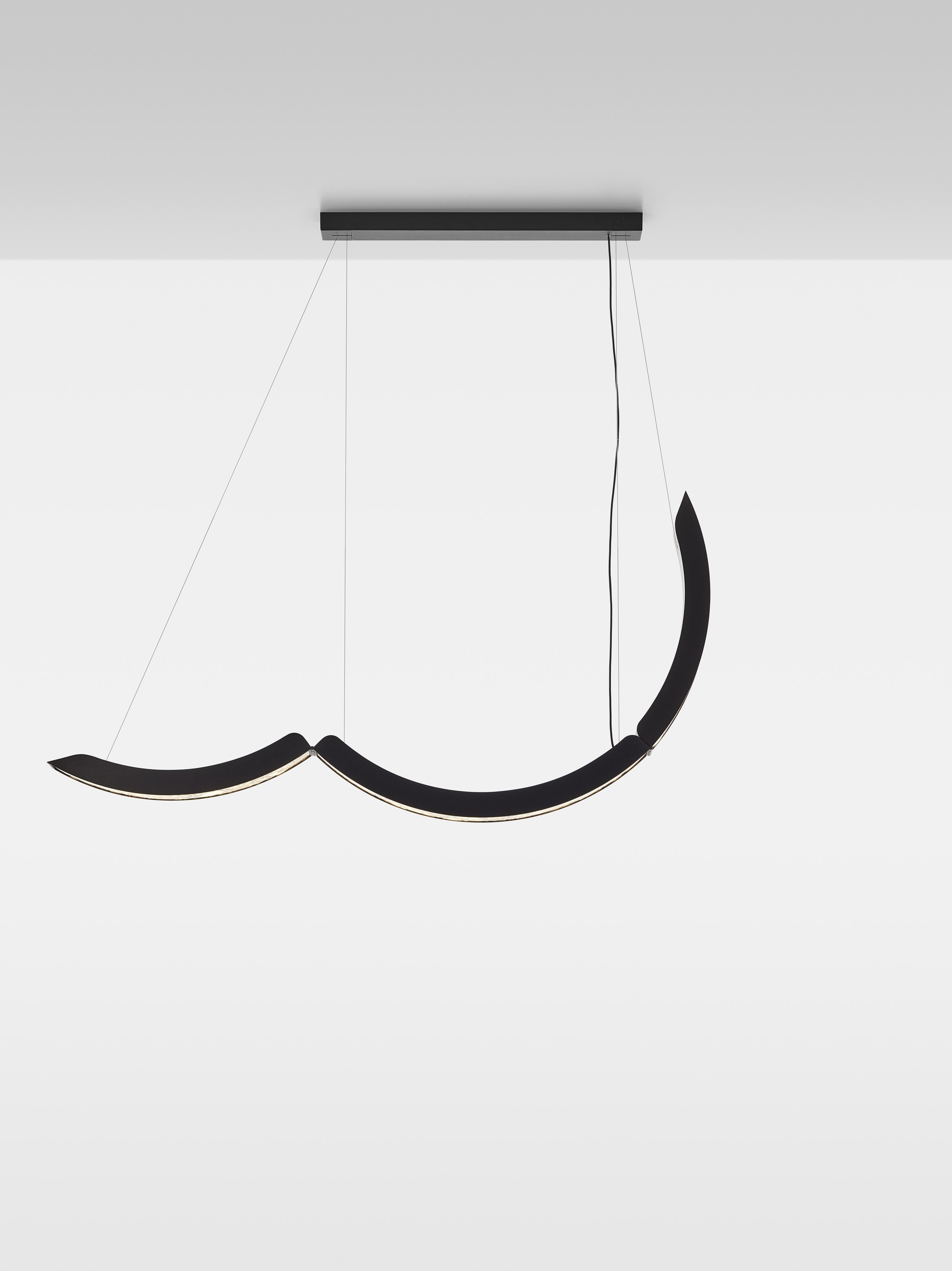 Závesná lampa ELO sklo Brokisglass