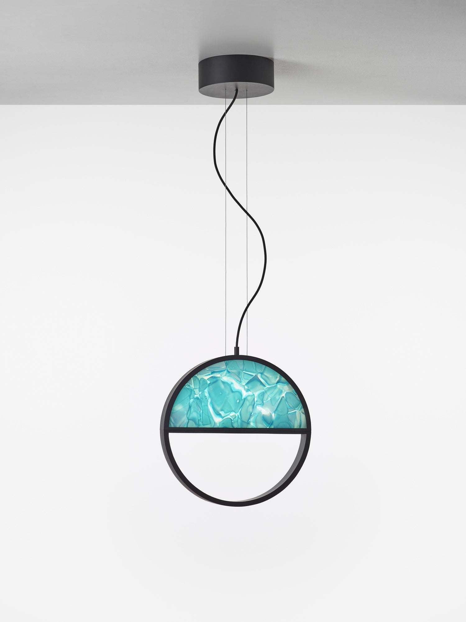 Závesná lampa GEOMETRIC sklo lesklé Brokisglass