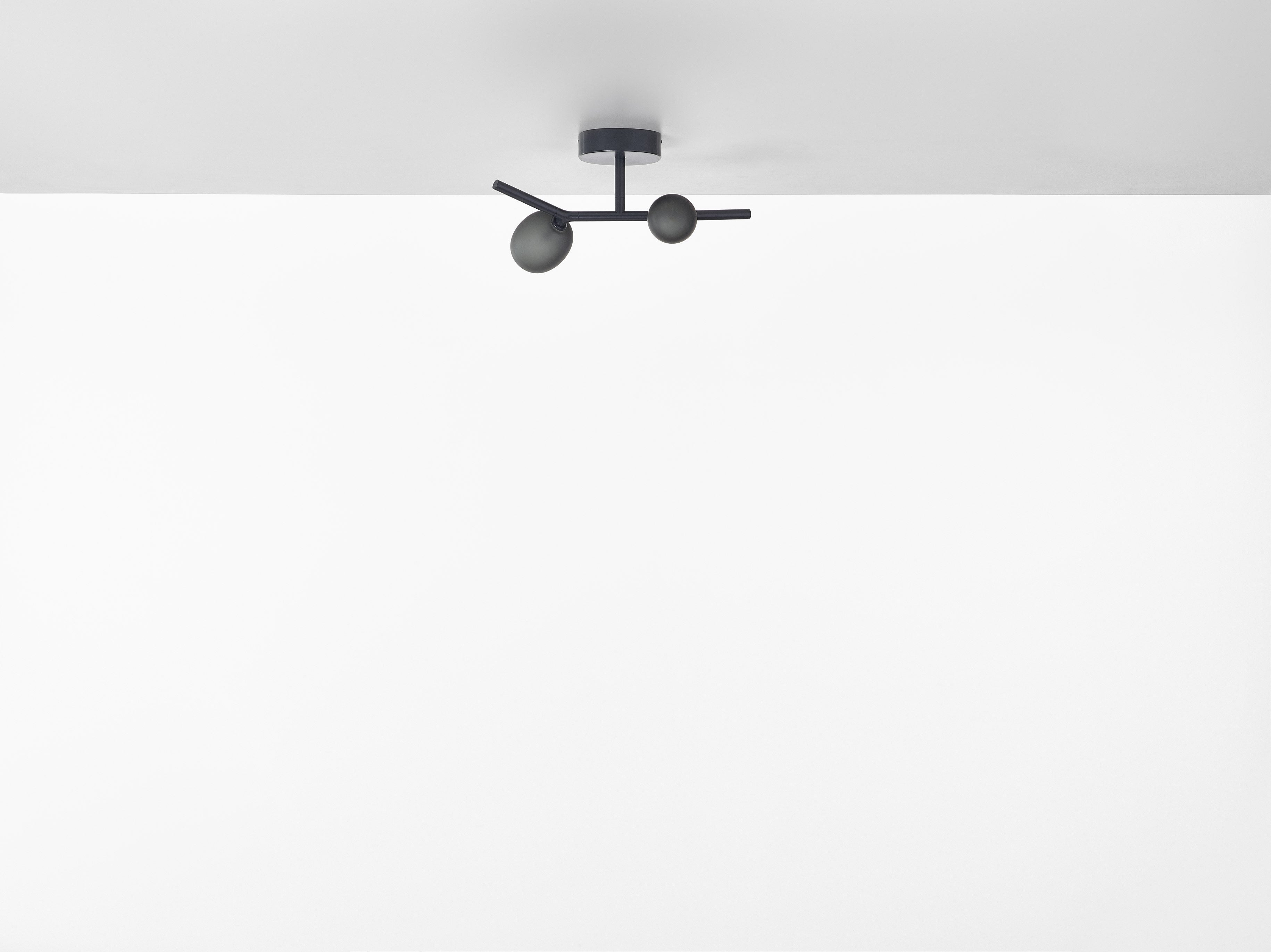 Stropná lampa IVY matné sklo