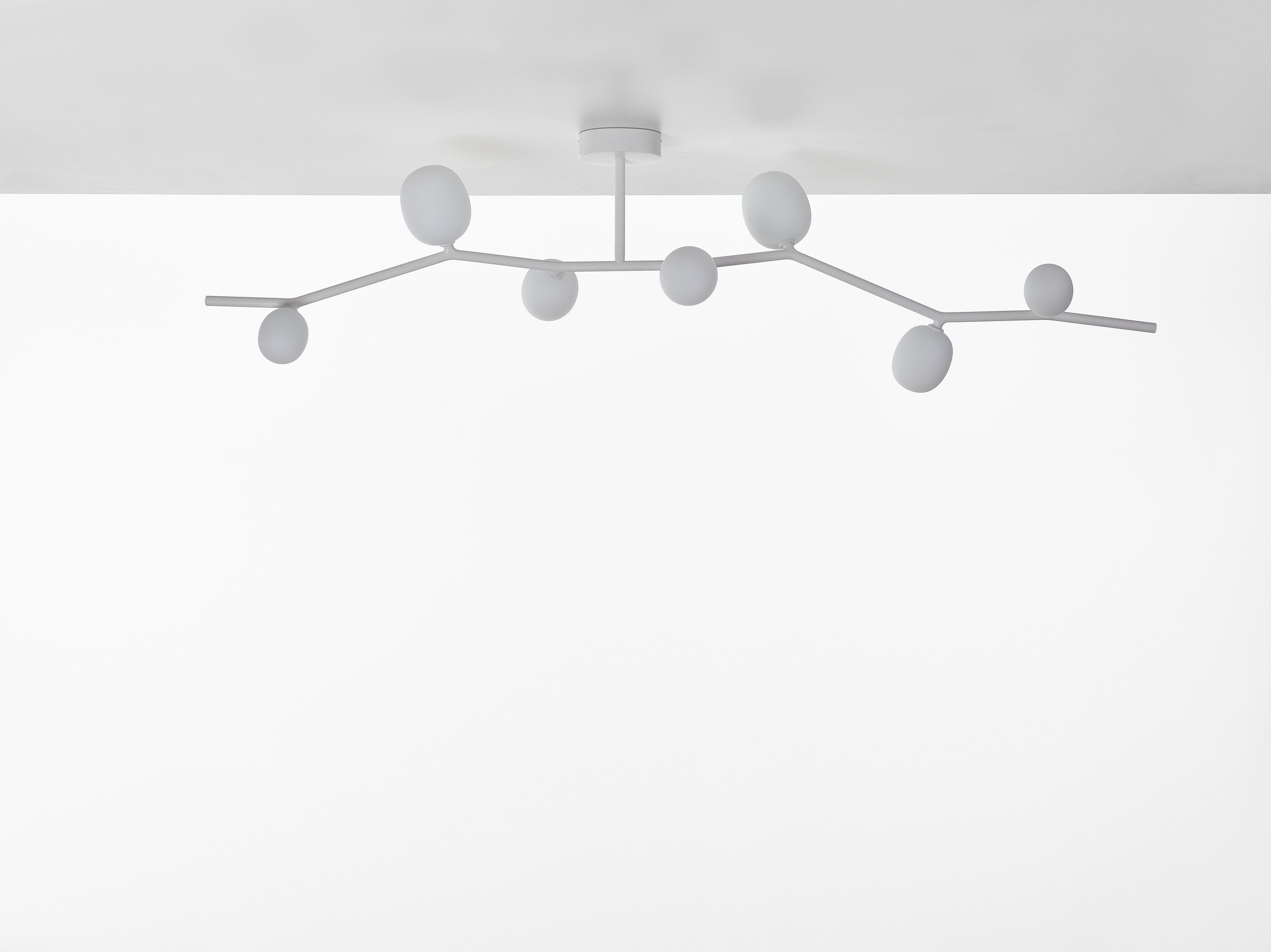 Stropná lampa IVY matné sklo