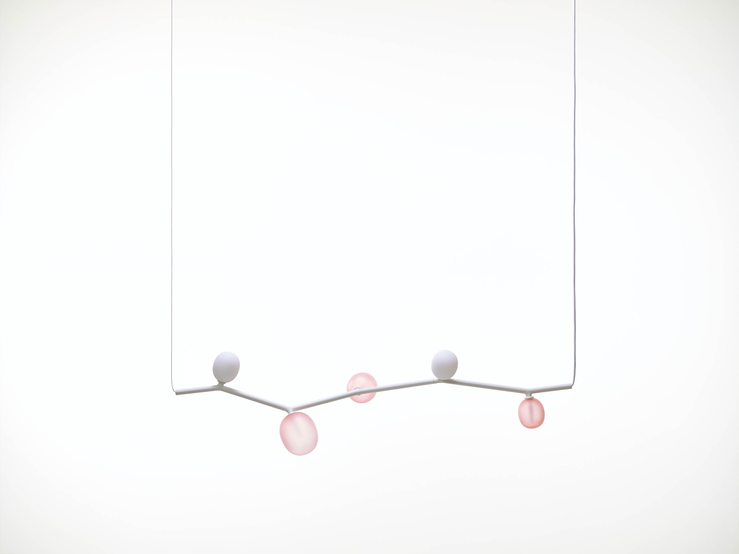 Ivy hanging lamp - Horizontal Matte glass