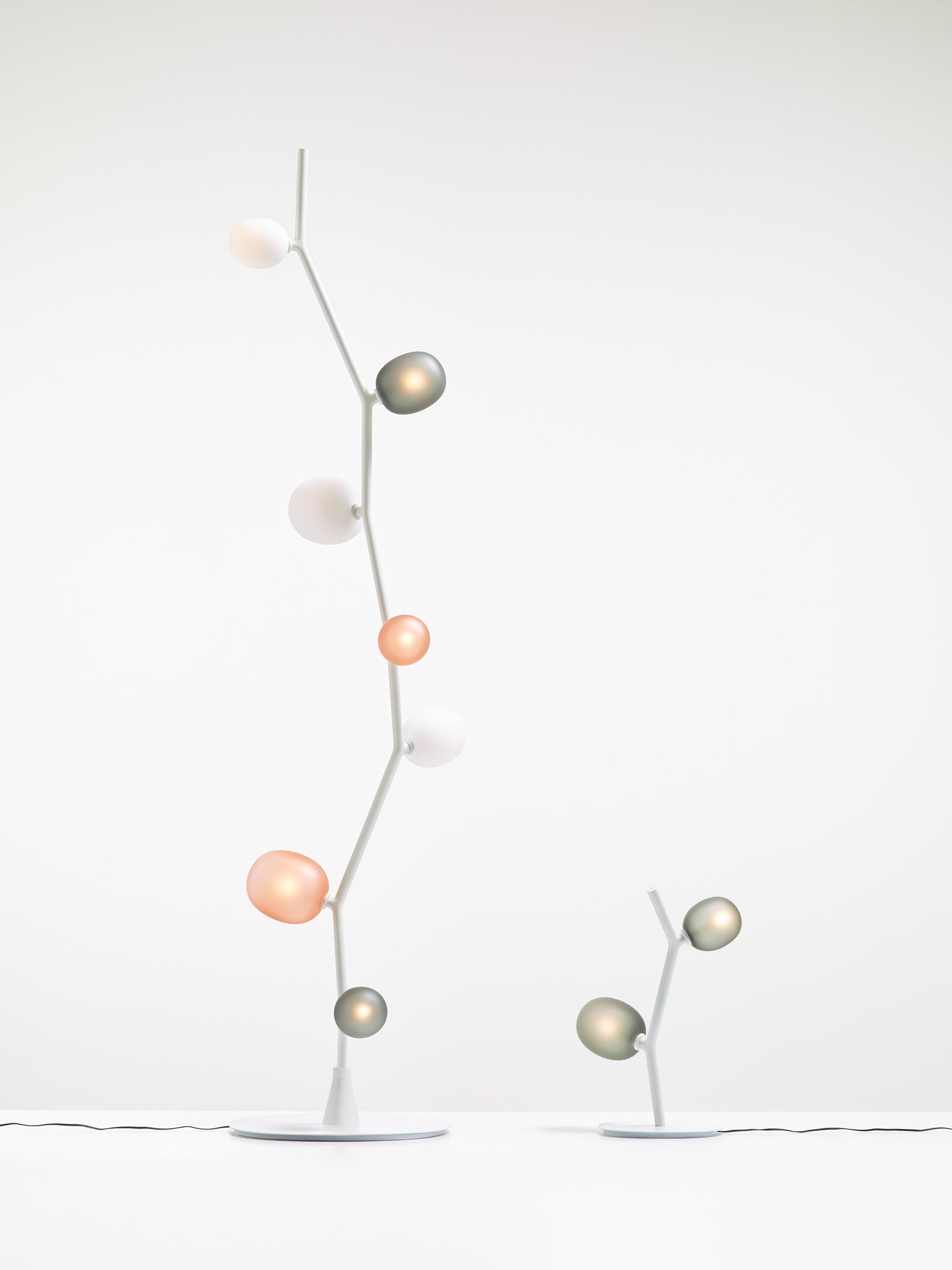 Ivy floor lamp matte glass