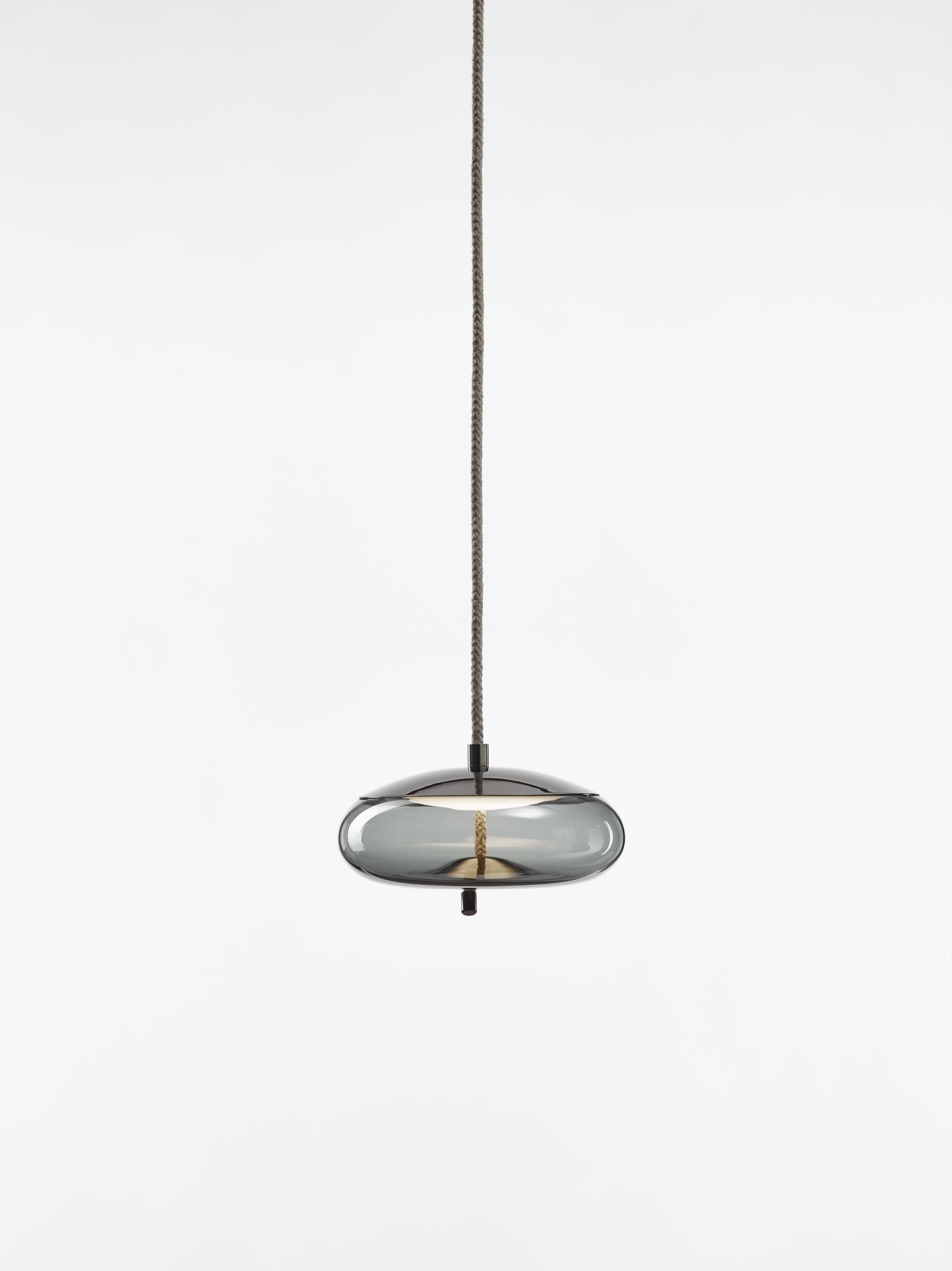 Závesná lampa KNOT SMALL - DISCO sklenená
