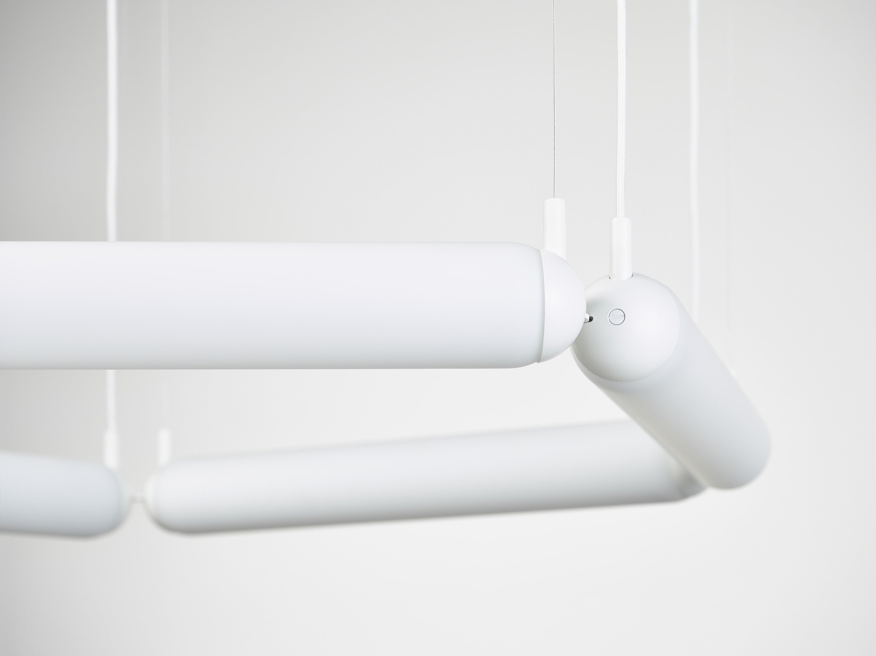 Puro Contour hanging lamp - Pentagon Matte glass