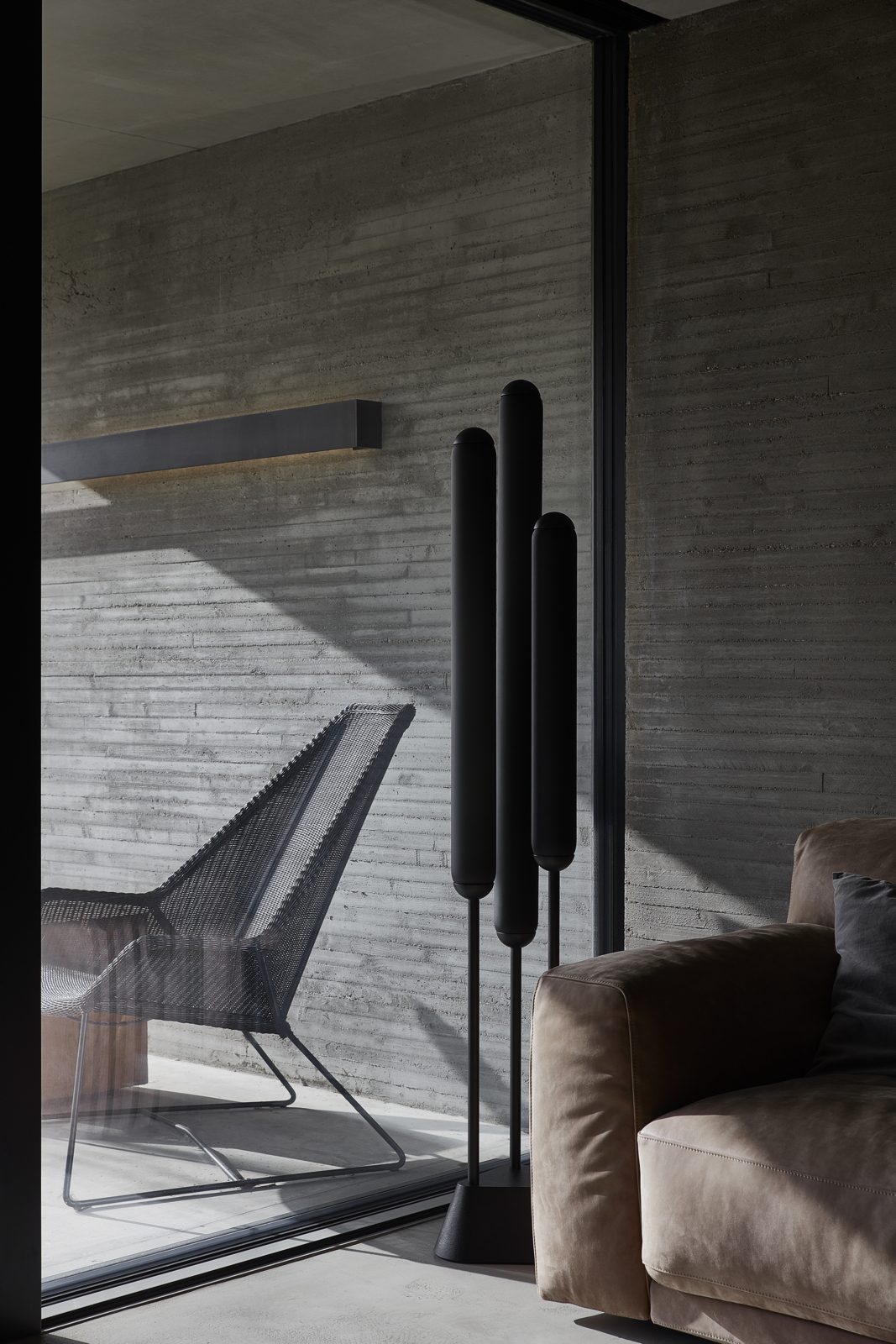 Puro floor lamp matte glass
