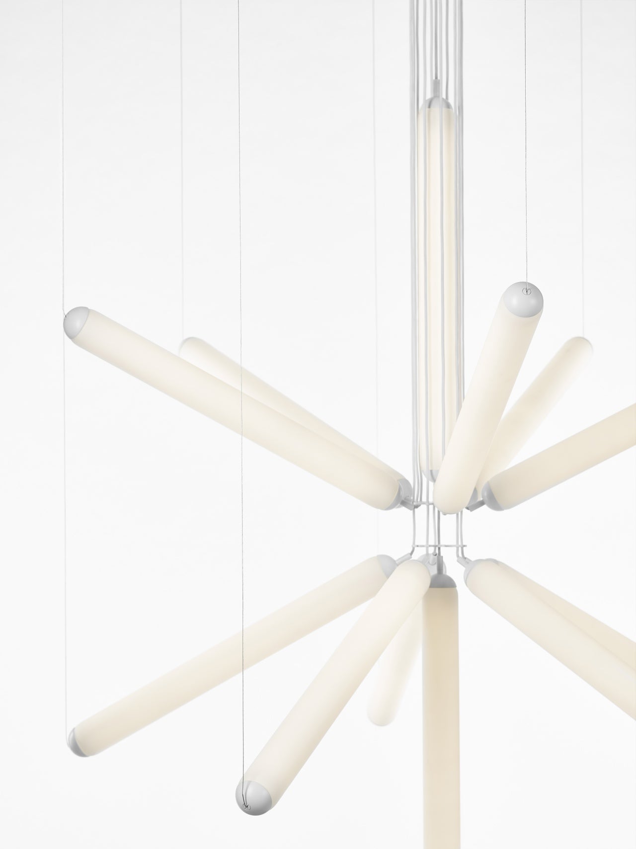 Závesná lampa PURO SPARKLE matné sklo