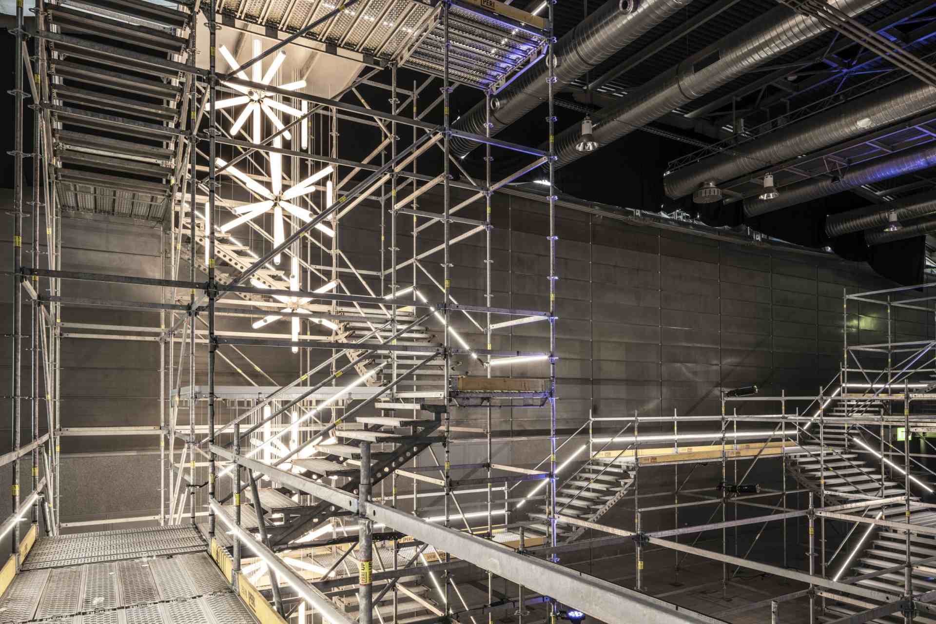 Závesná lampa PURO SPARKLE matné sklo