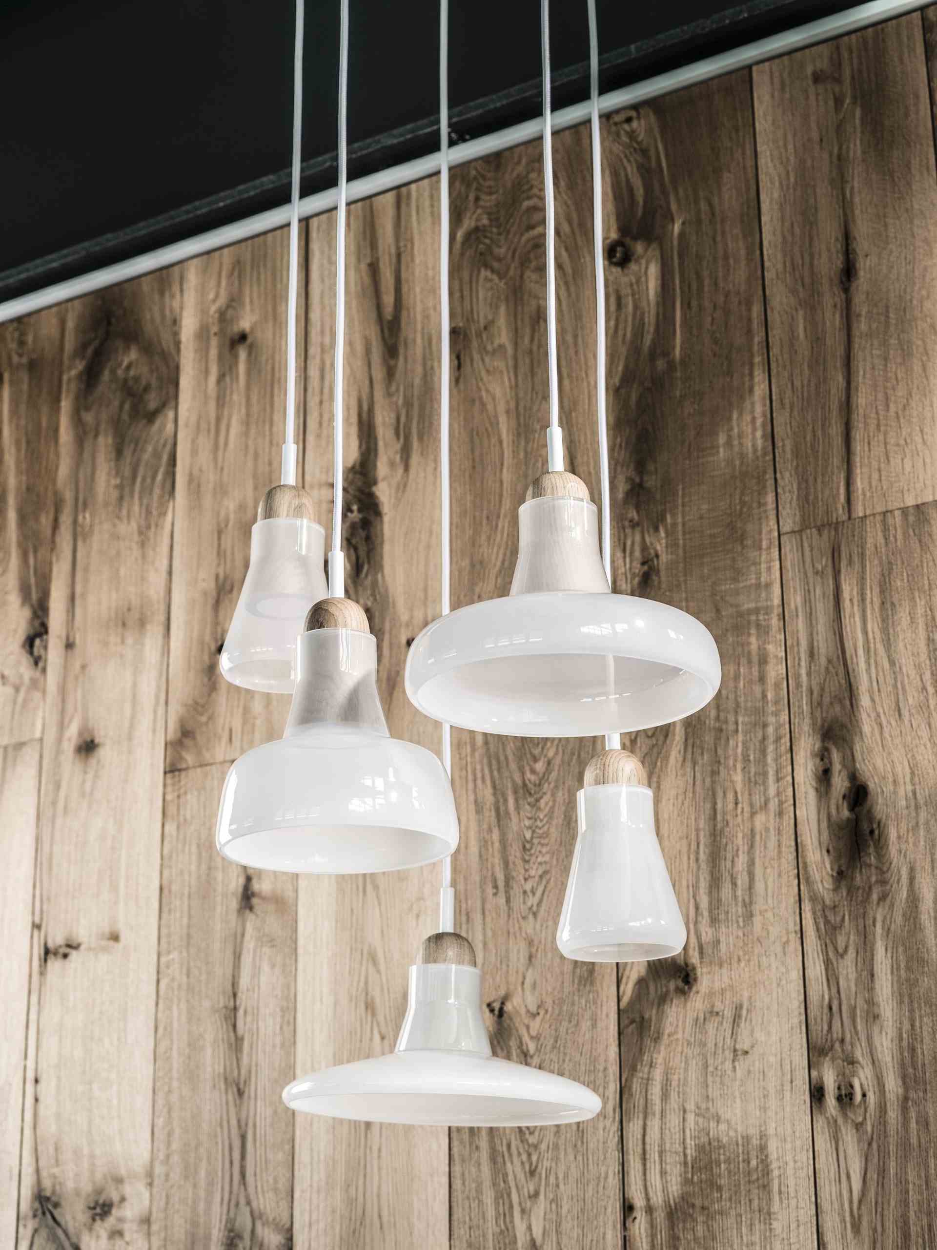 Závesná lampa SHADOWS - SET RING sklo lesklé