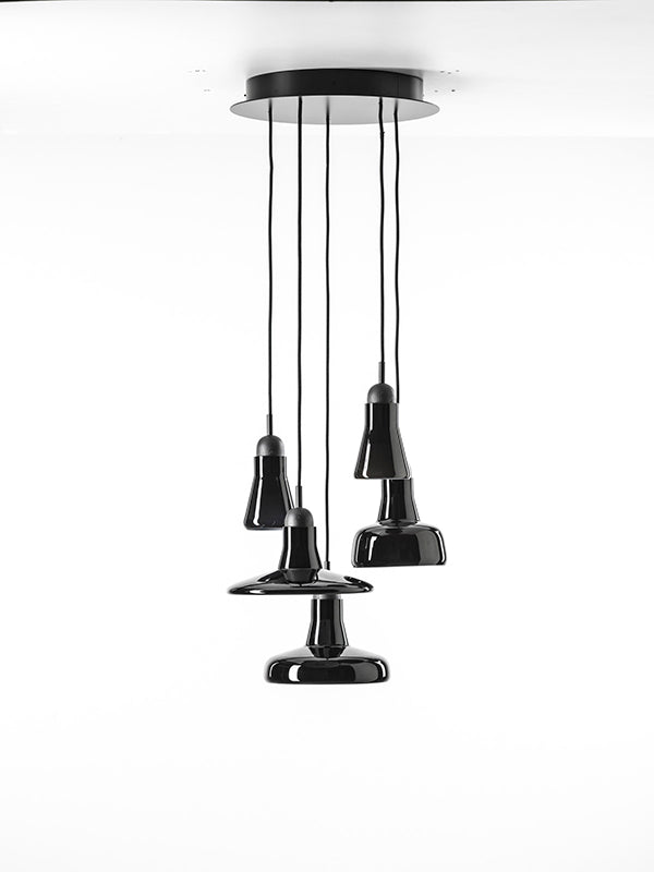 Závesná lampa SHADOWS - SET RING sklo lesklé