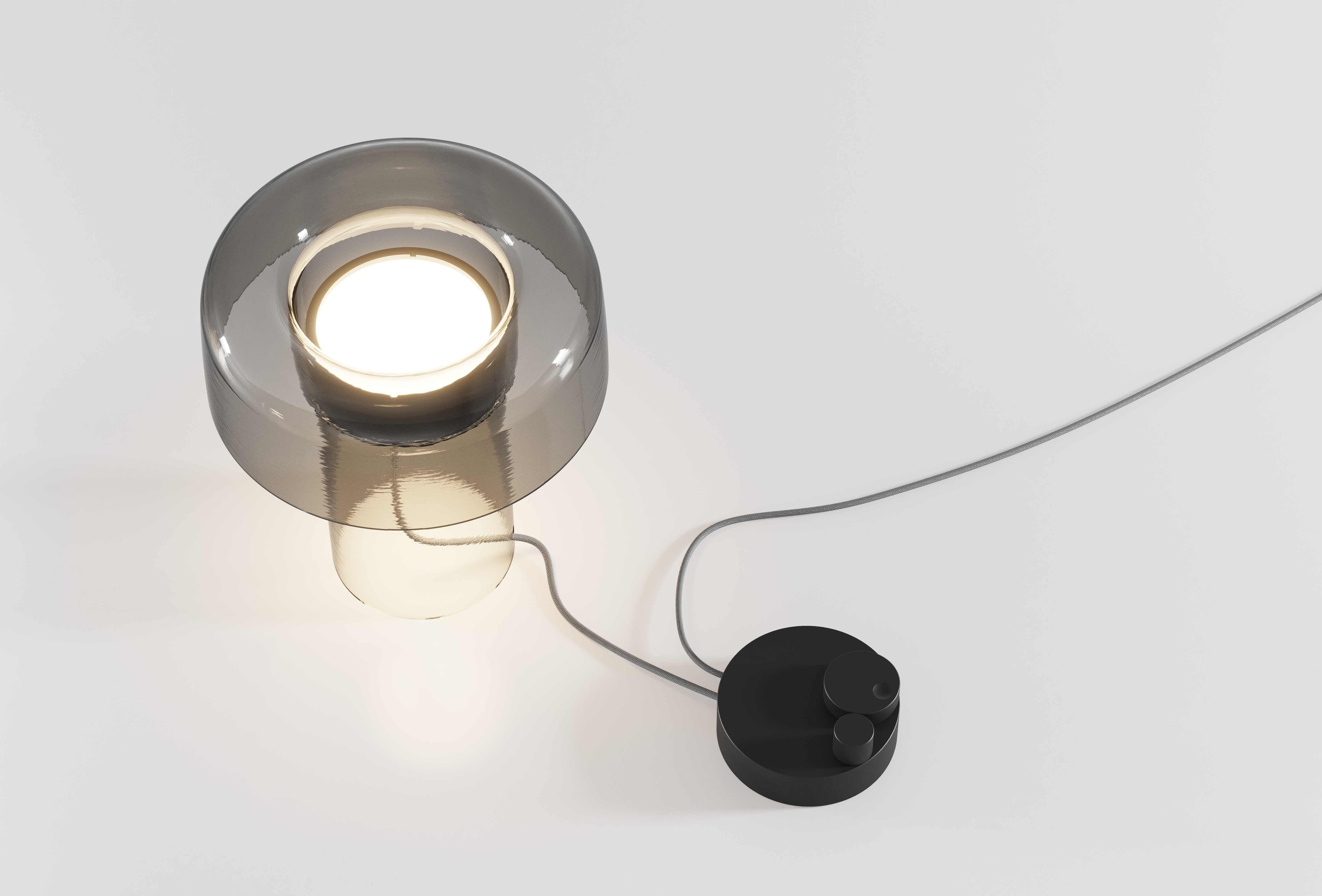 Spectra glass table lamp