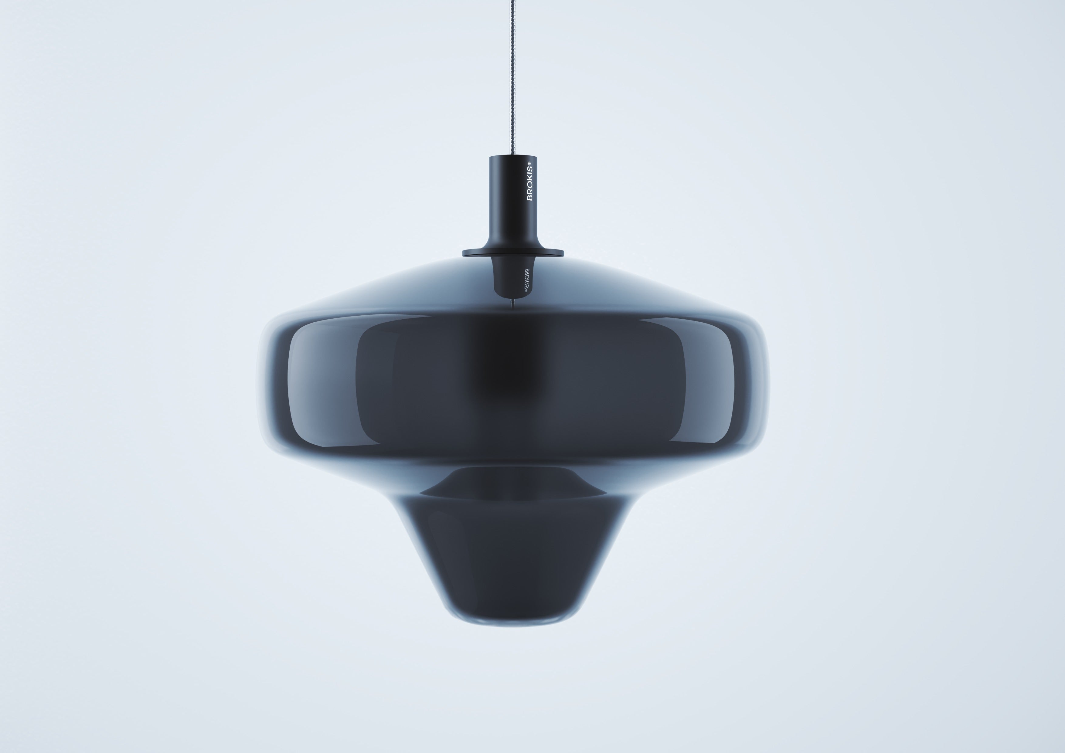 Závesná lampa STARCLOUD z fúkaného skla