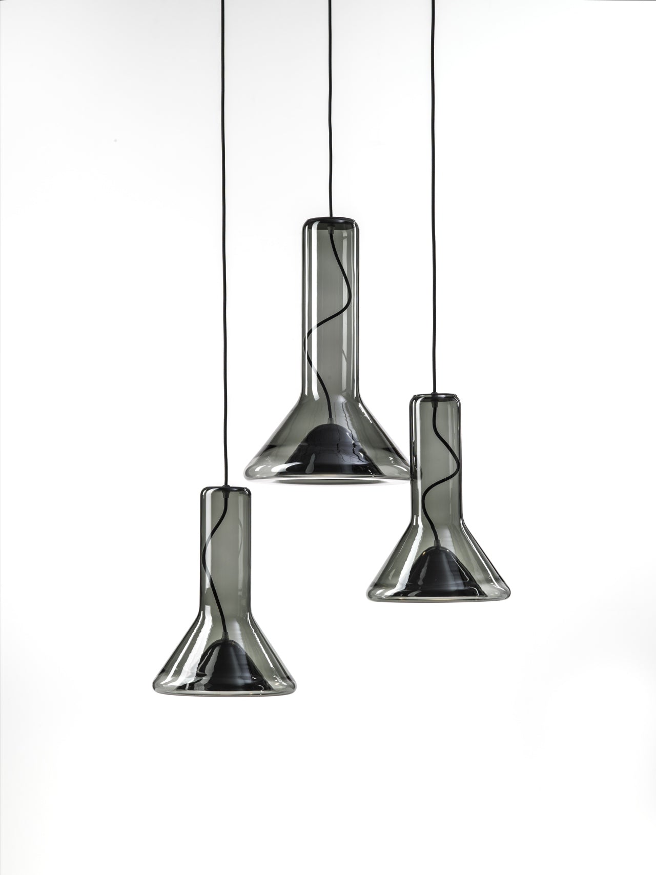 Závesná lampa WHISTLE sklo fúkané