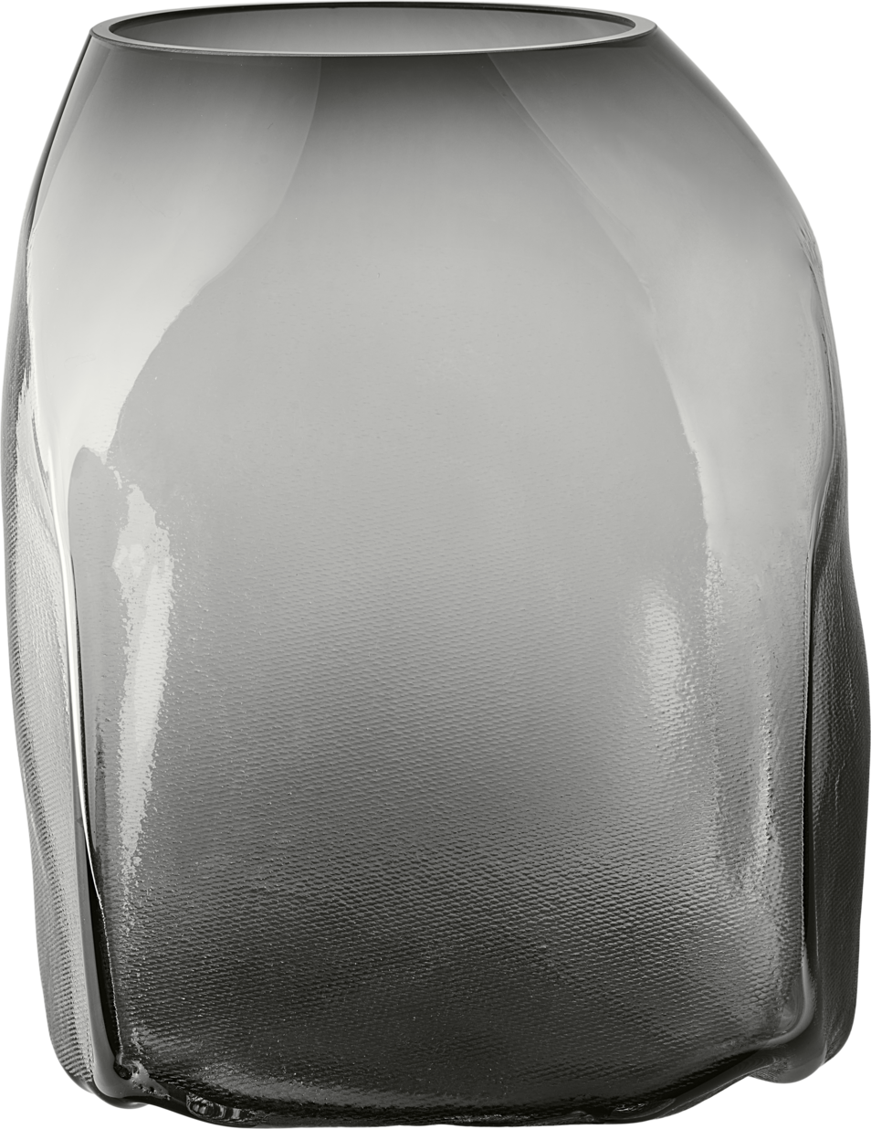 Váza BRONCO tmavé sklo
