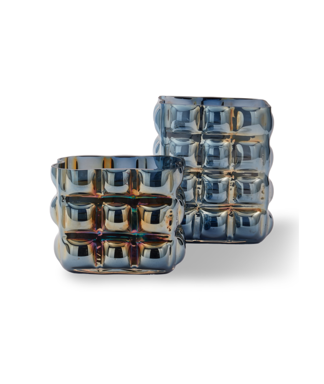 Váza BUBBLE tmavomodrá